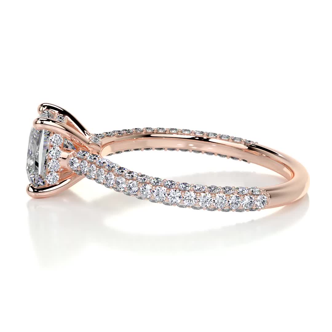 Fiona Lab Grown Diamond Ring -14K Rose Gold、mySite、hinf8tx79