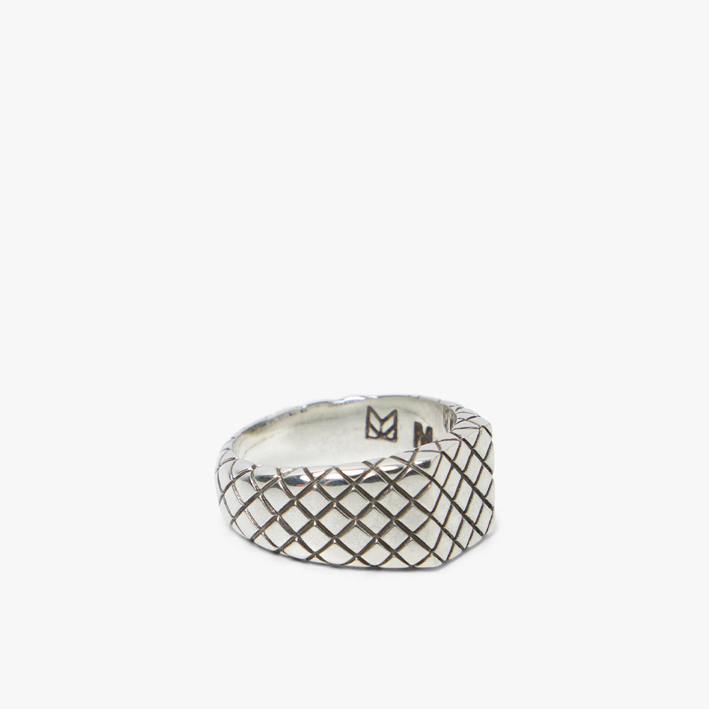  MAPLE Quilted Signet Ring / Silver .925、mySite、merchandisen