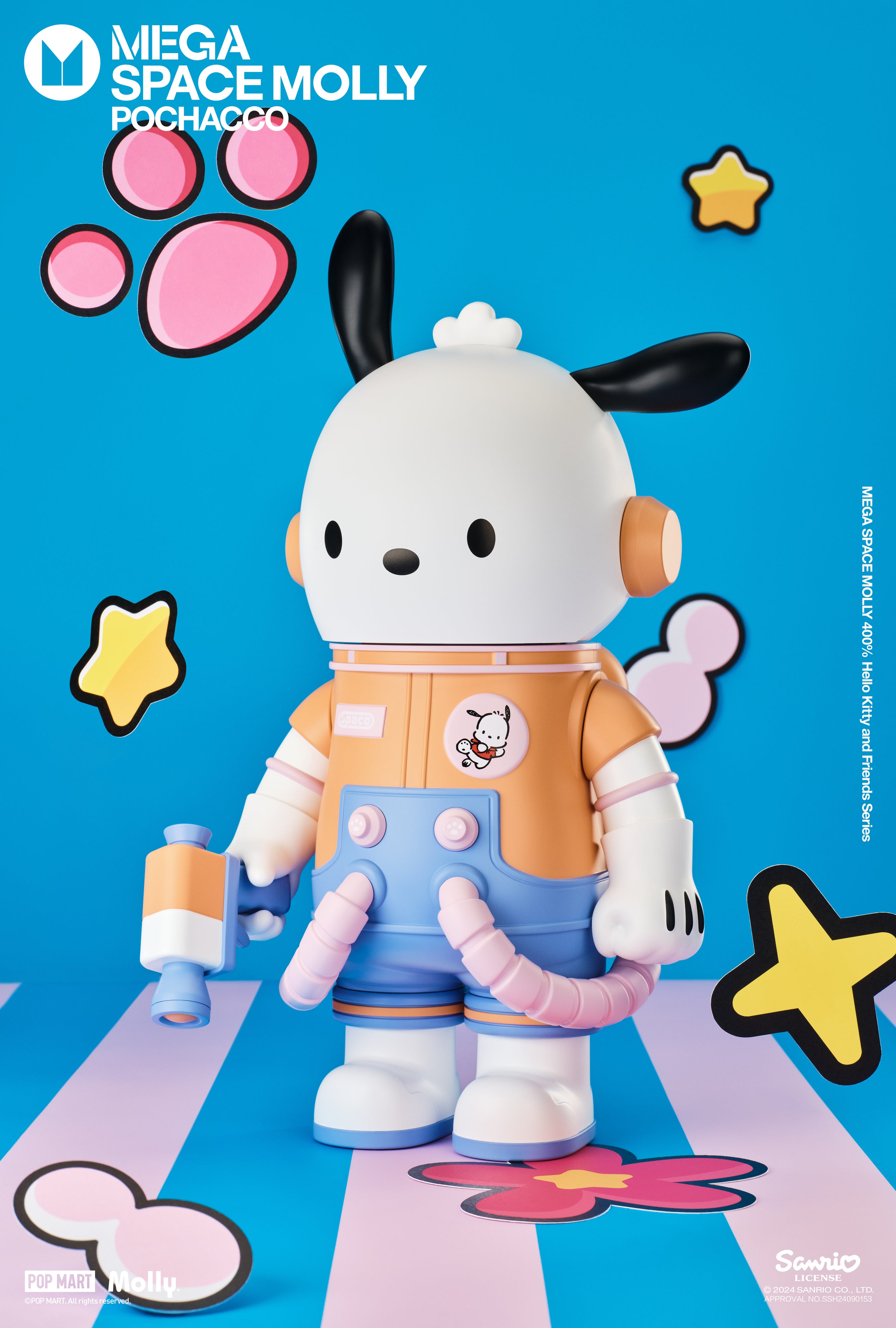  POP MART MEGA SPACE MOLLY 400% Sanrio Characters Series、mySite、greenlandpopulation
