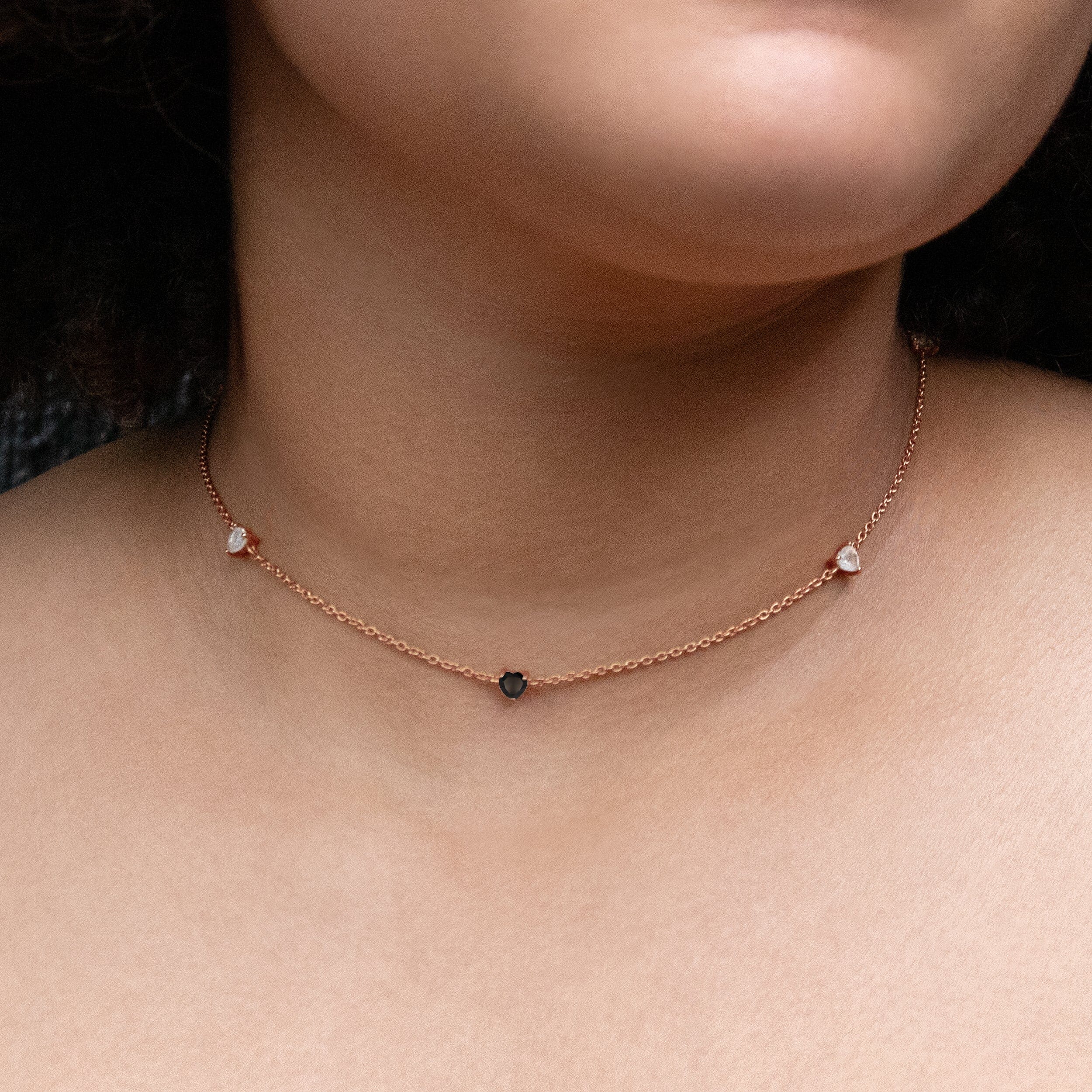 Black Onyx Never Without My Gem Necklace - December Birthstone、mySite、hinf8tx79