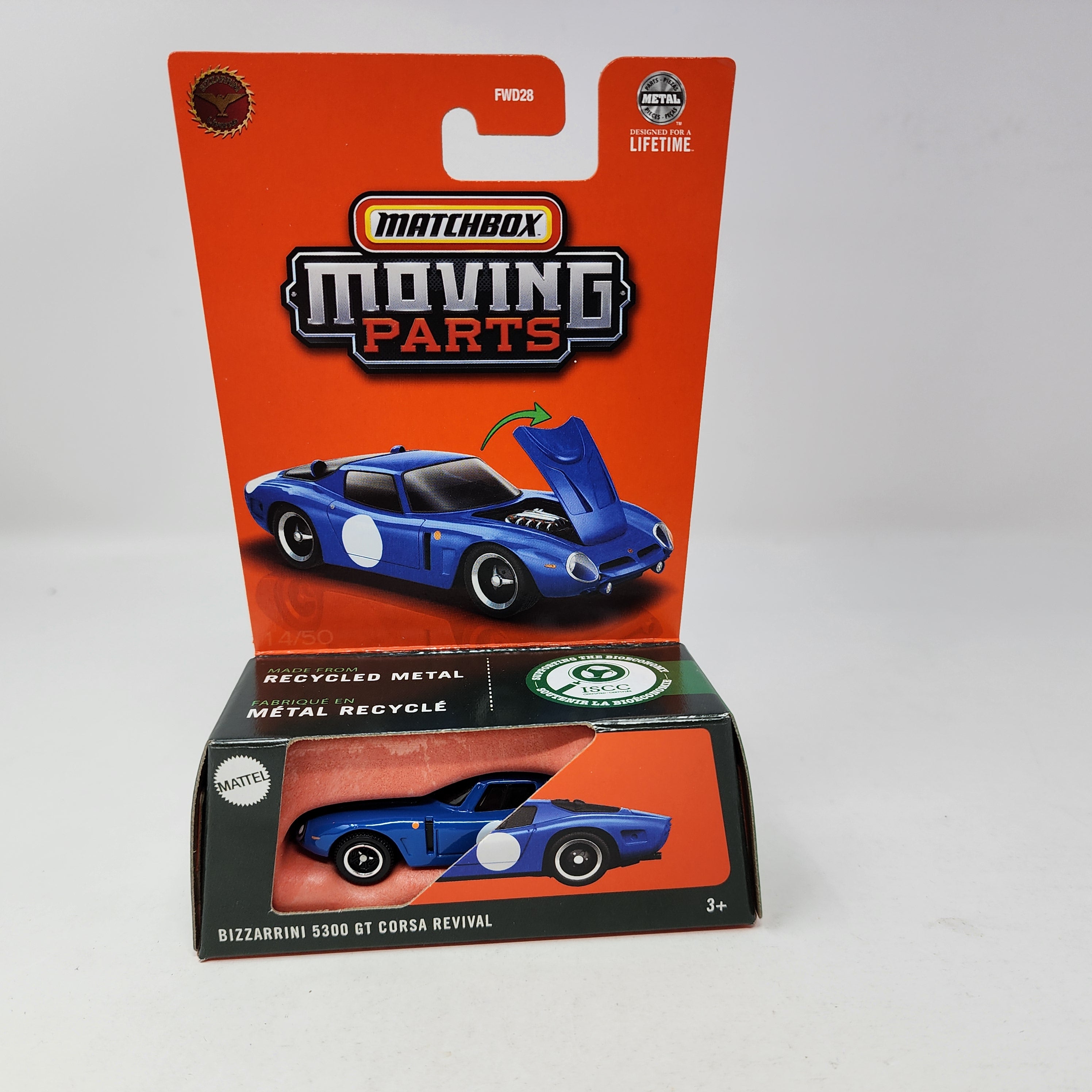 Bizzarrini 5300 GT Corsa Revival * BLUE * 2025 Matchbox Moving Parts Case D、mySite、hgirdovlk