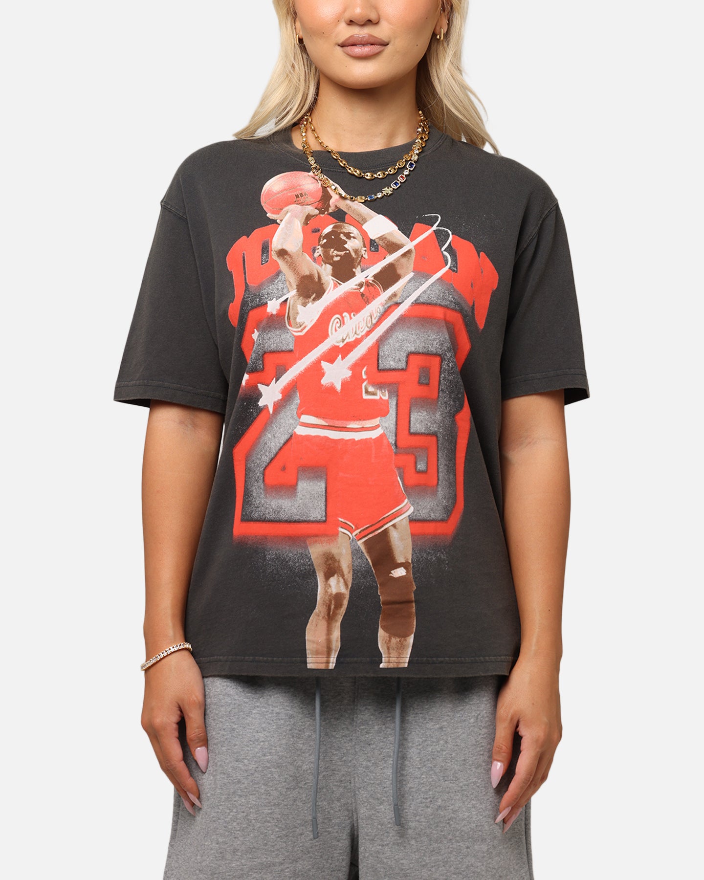Jordan Women's Graphic T-Shirt Off Noir、mySite、zt4zffjzw
