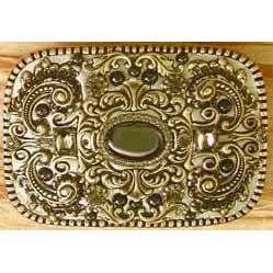 Michal Golan Onyx with Black Diamond Swarovski Crystals Belt Buckle、mySite、topwebapps