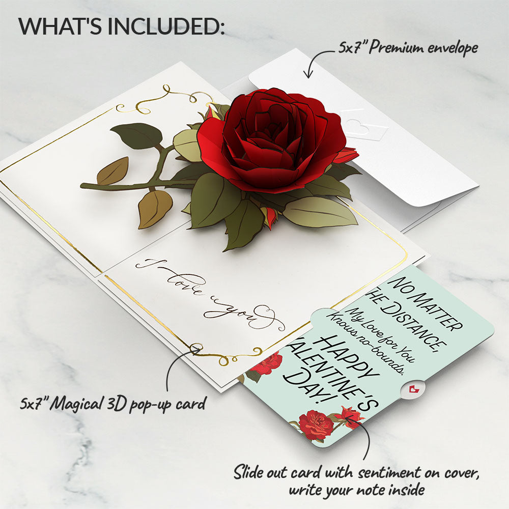 I Love You Roses My Love For You Knows No-bounds Valentine Pop-Up Card and Sentiment Set、mySite、solidvoid