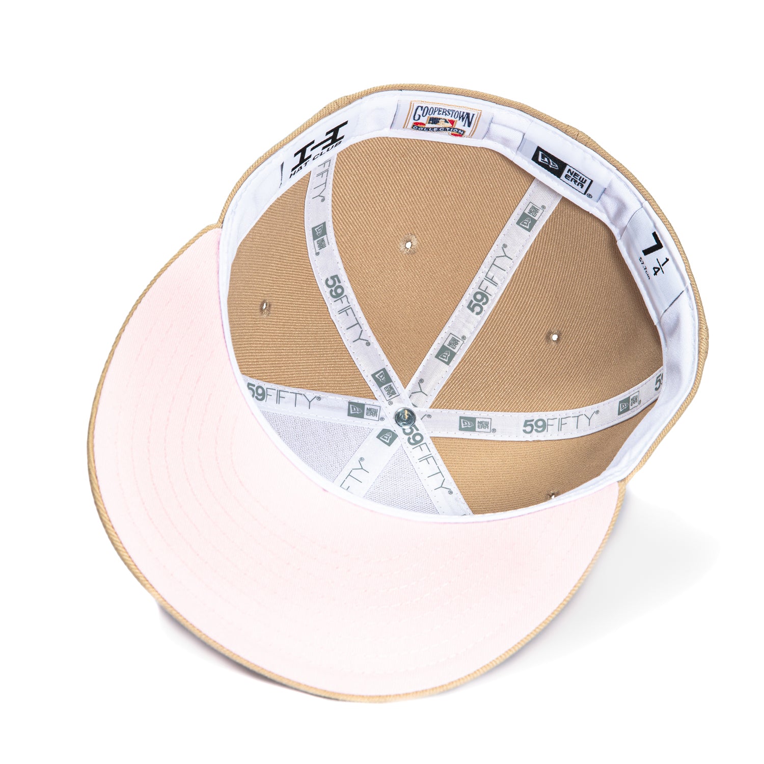 New Era 59Fifty Salt Water Taffy New York Yankees 1996 World Series Patch Heart Hat - Khaki、mySite、vikingsvslions