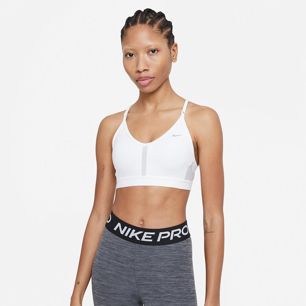 Nike Women's Indy V Neck Bra - White