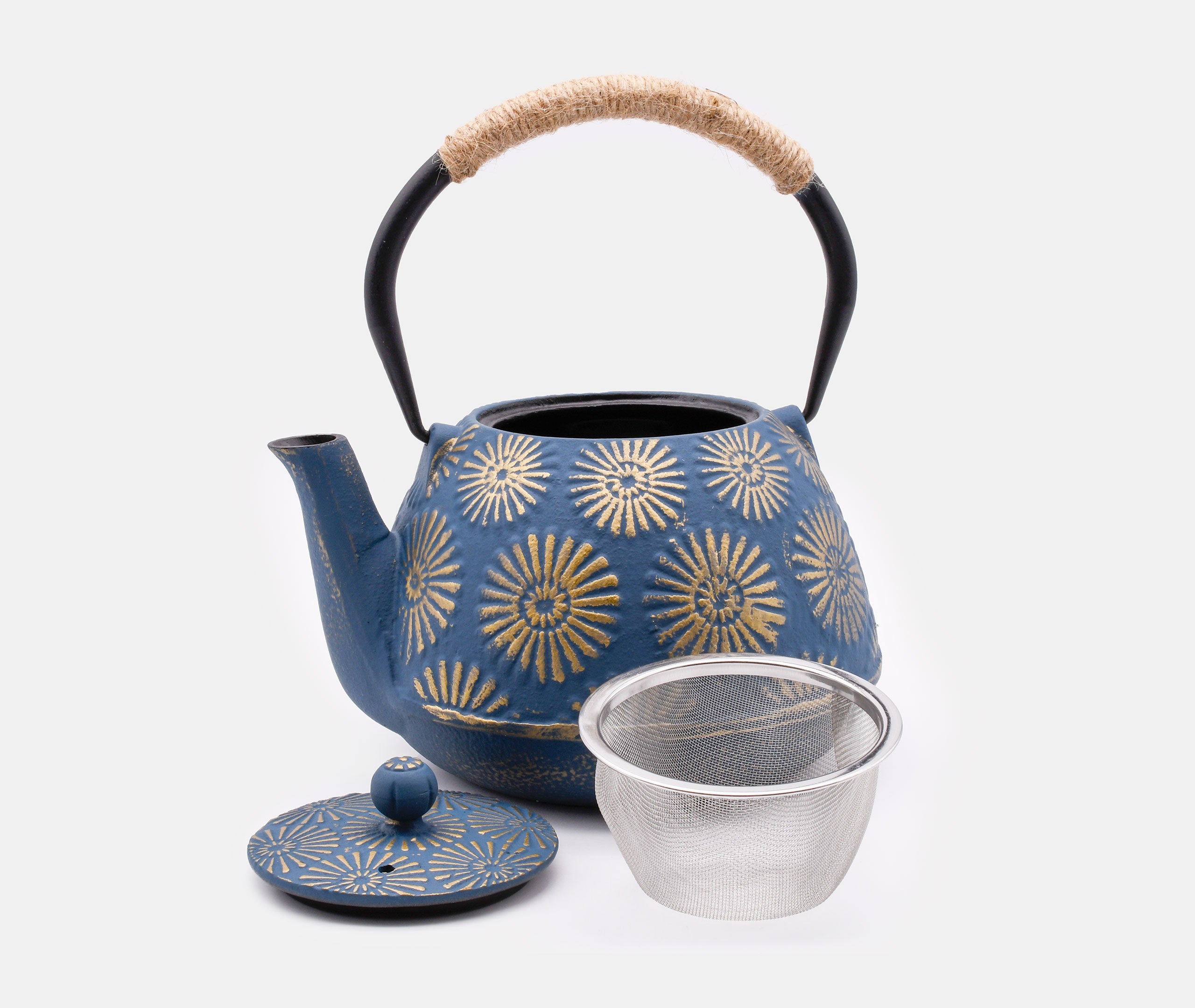 Cast Iron Teapot Chrysanthemum 1.2L、mySite、topwebapps