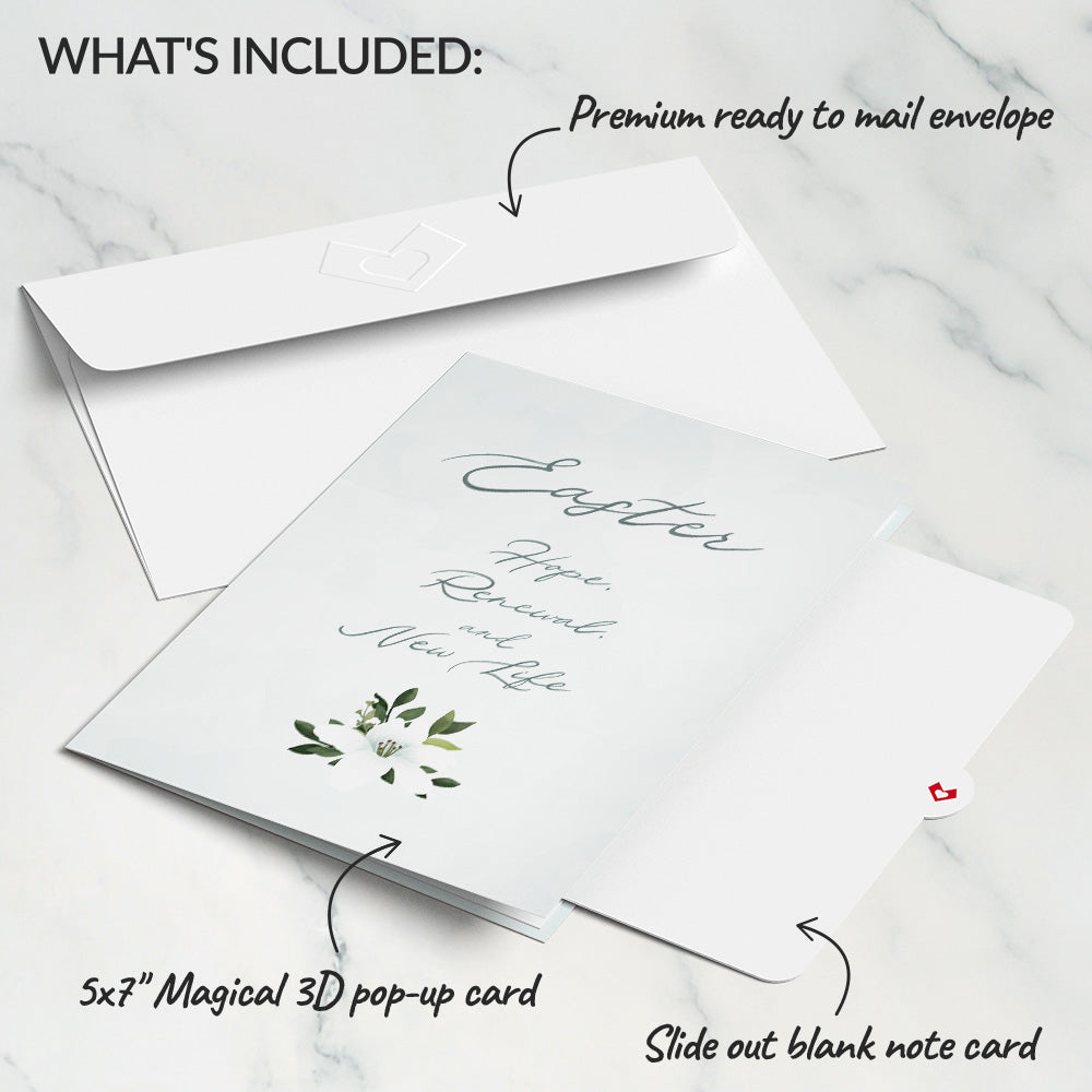 Joyous Easter Cross Pop-Up Card、mySite、solidvoid