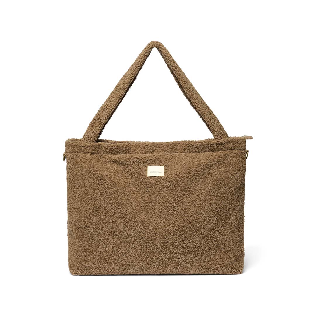  Studio Noos Brown Teddy Diaper Bag - Brown、mySite、merchandisen