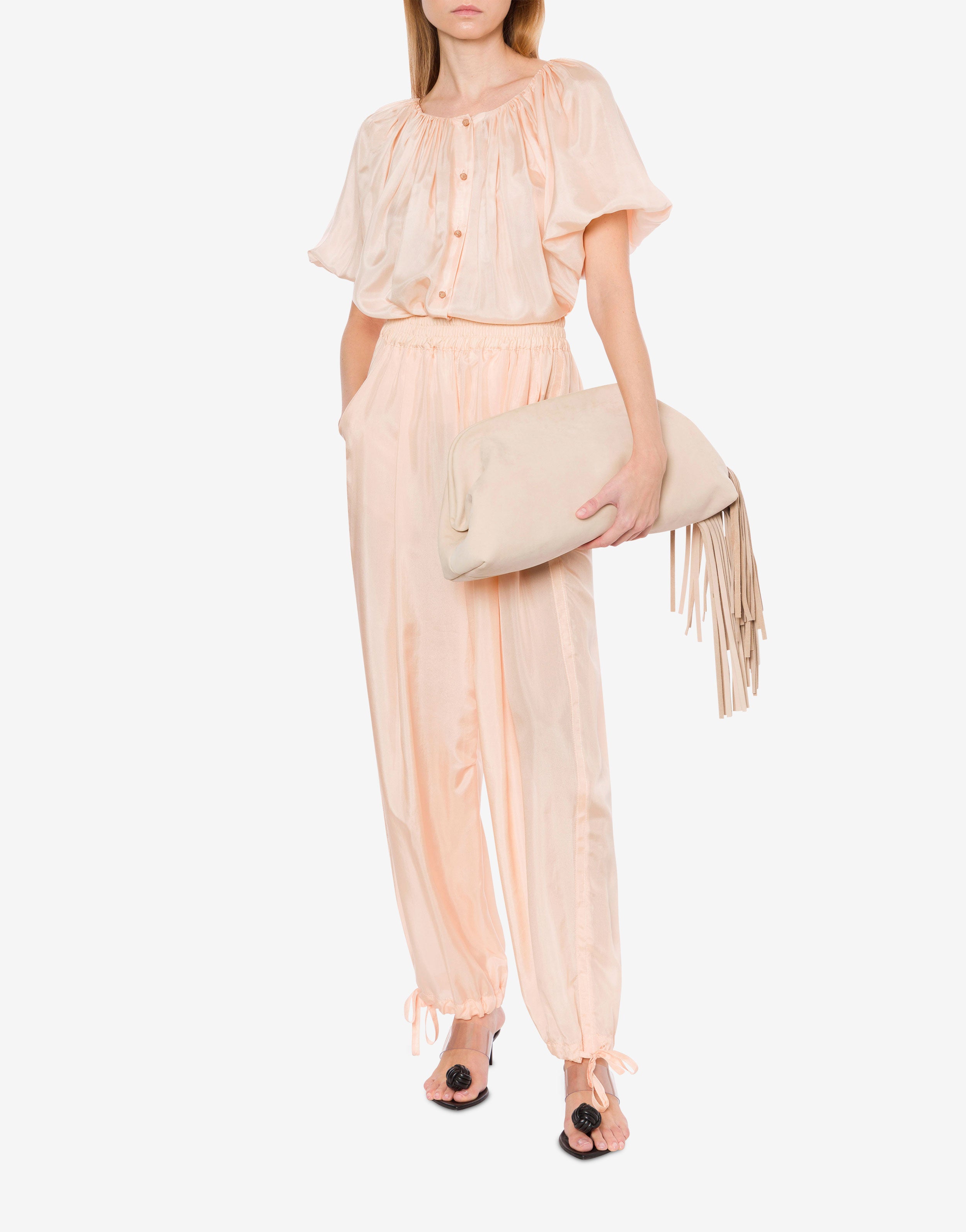 Pantalone in seta habotai lavata、mySite、aoinhome