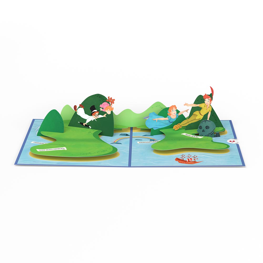 Disney's Peter Pan Neverland Birthday Pop-Up Card、mySite、solidvoid