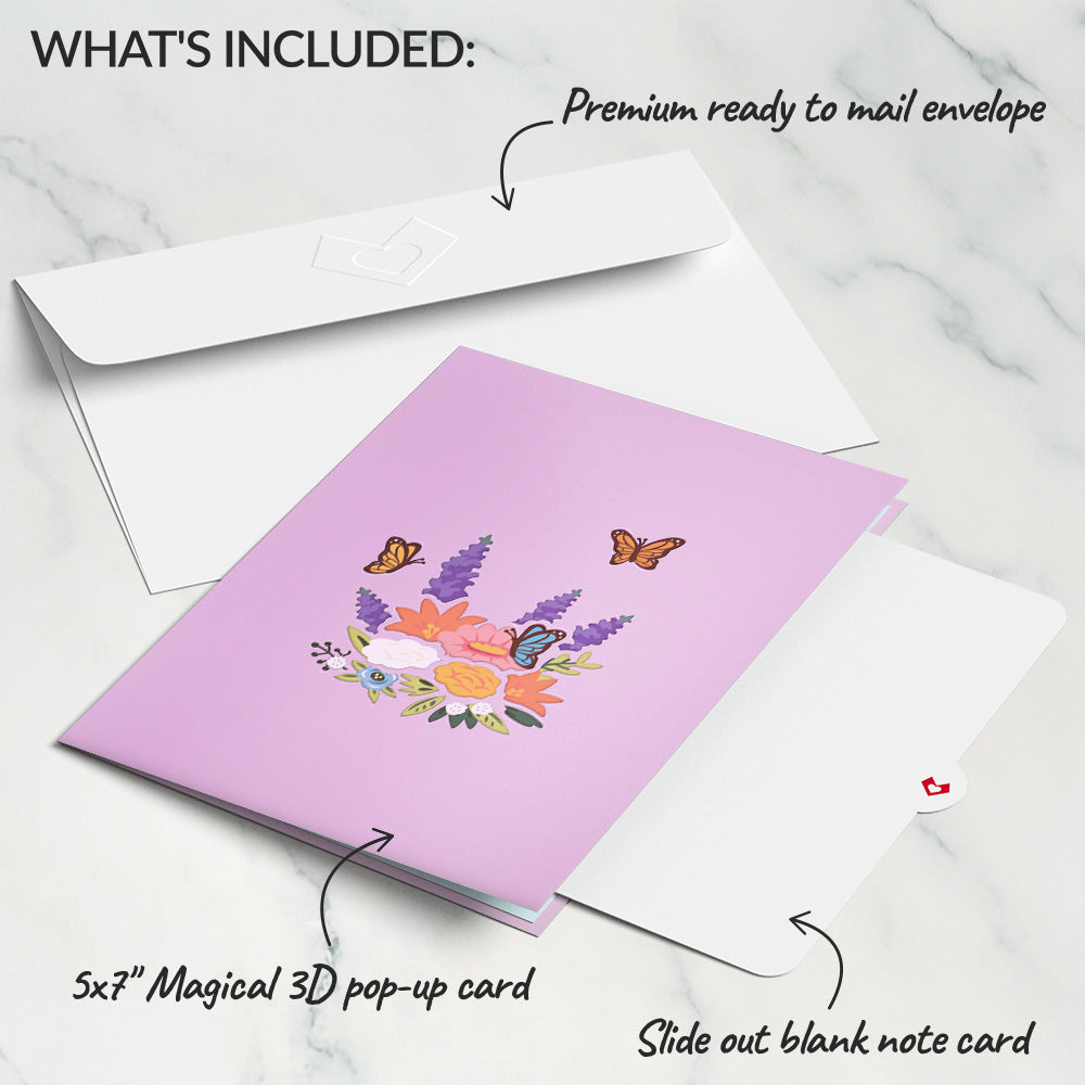 Flower Basket Pop-Up Card、mySite、solidvoid