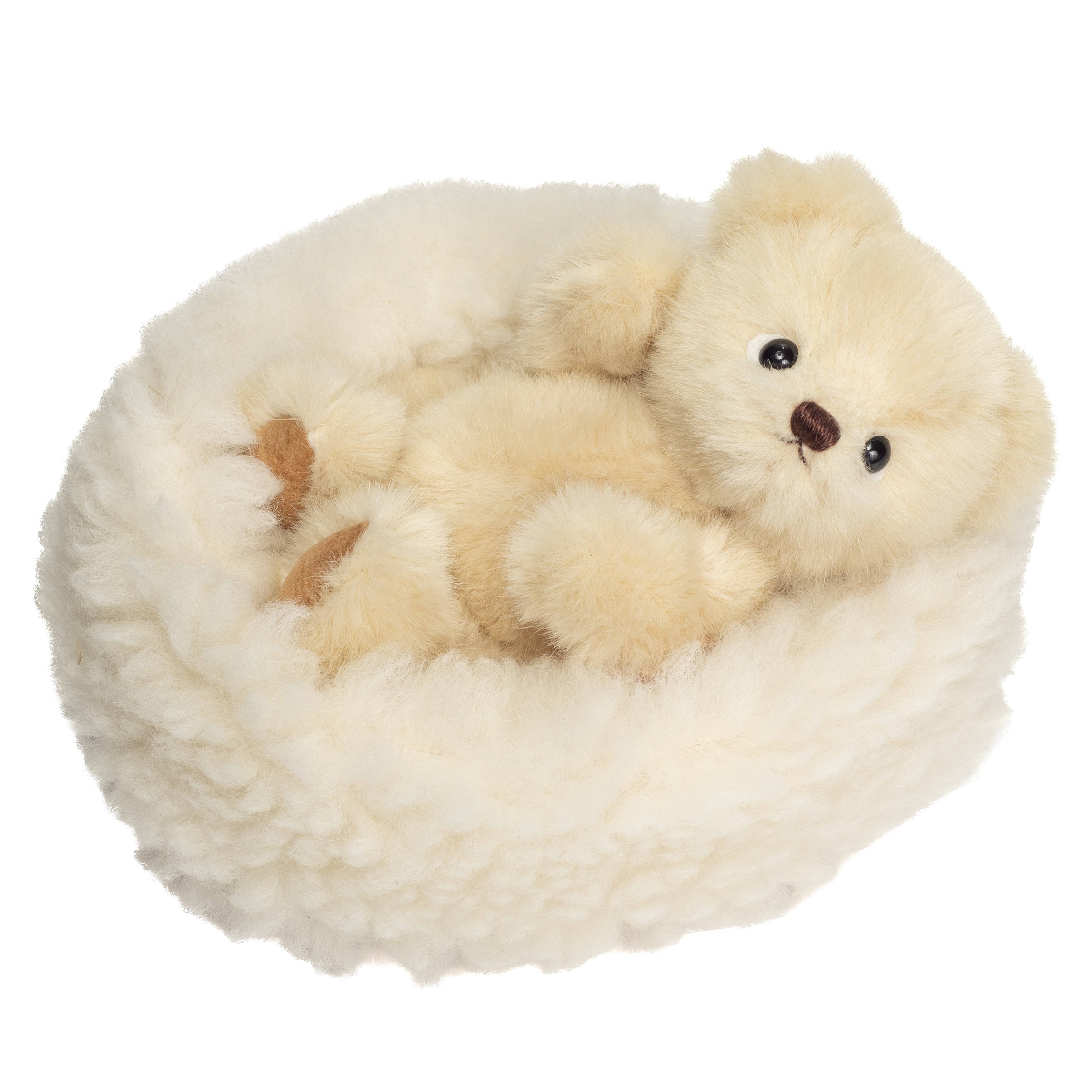 Jonas Teddy Bear 20 cm in Cuddle Bed - Limited Collector's item by Teddy Hermann、mySite、g9winljtr