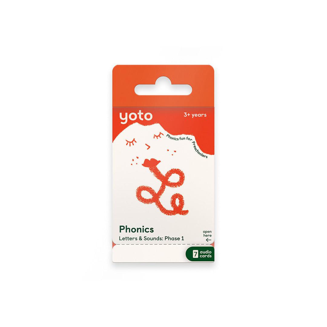 Yoto Card Multipack - Phonics: Letters + Sounds - Phase 1、mySite、merchandisen