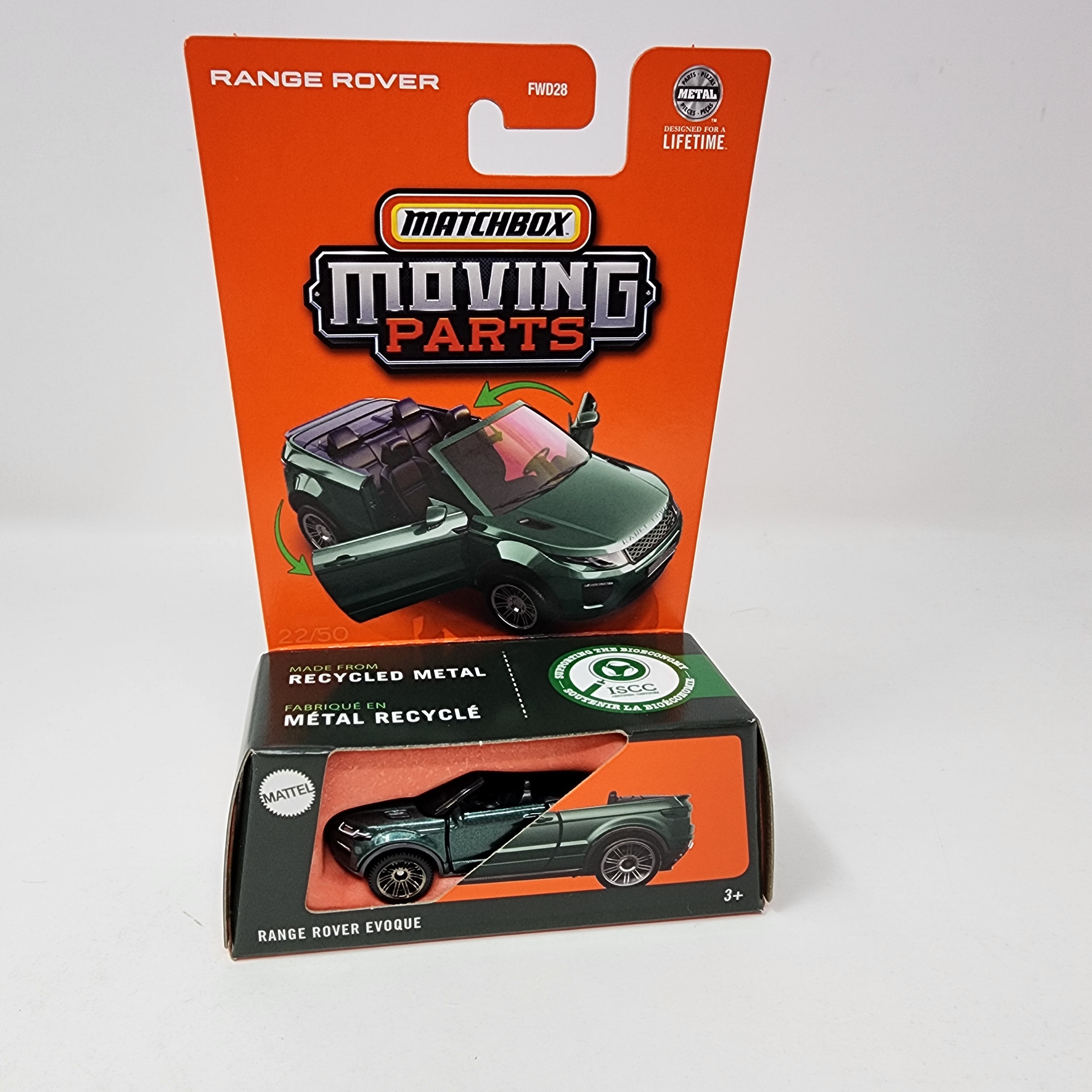 Range Rover Evoque * Green * 2025 Matchbox Moving Parts Case B、mySite、hgirdovlk