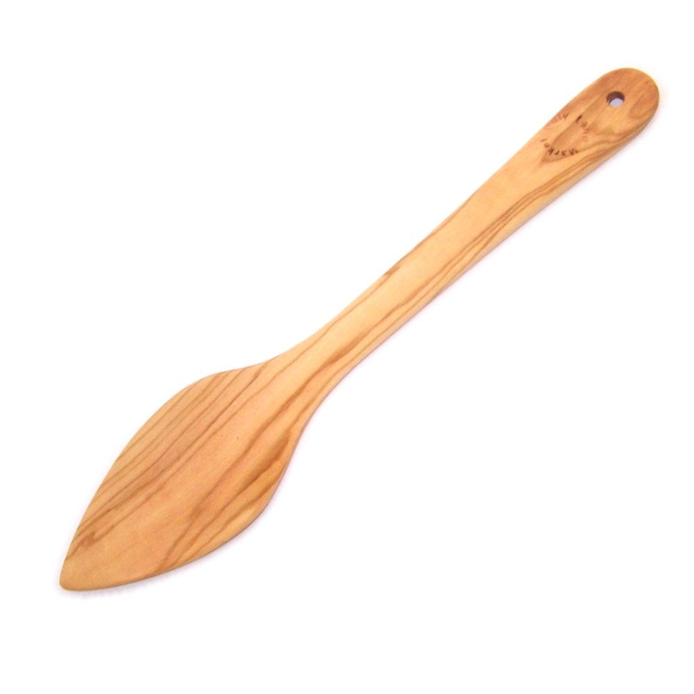 Hand Carved Olive Wood Pie/Cake or Pizza Serving Spoon (12 Inches) - Asfour Outlet Trademark、mySite、topwebapps