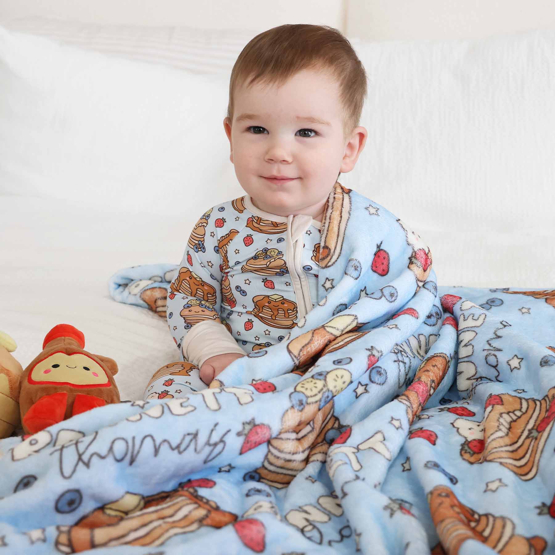  Brunch Buddies Personalized Kids Blanket、mySite、layawaytickets