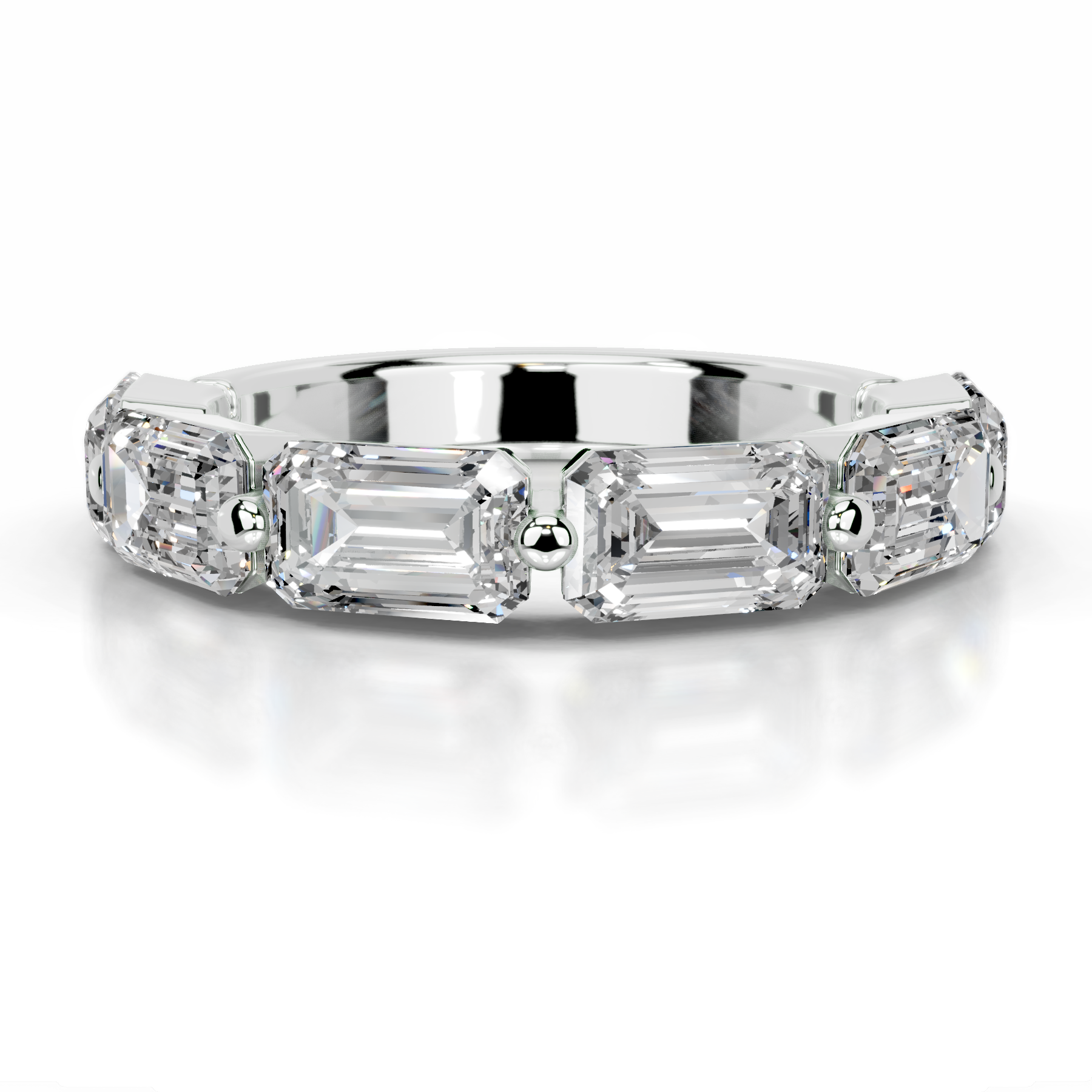 Quisha Lab Grown Diamond Wedding Ring (2 Carat) -Platinum、mySite、hinf8tx79