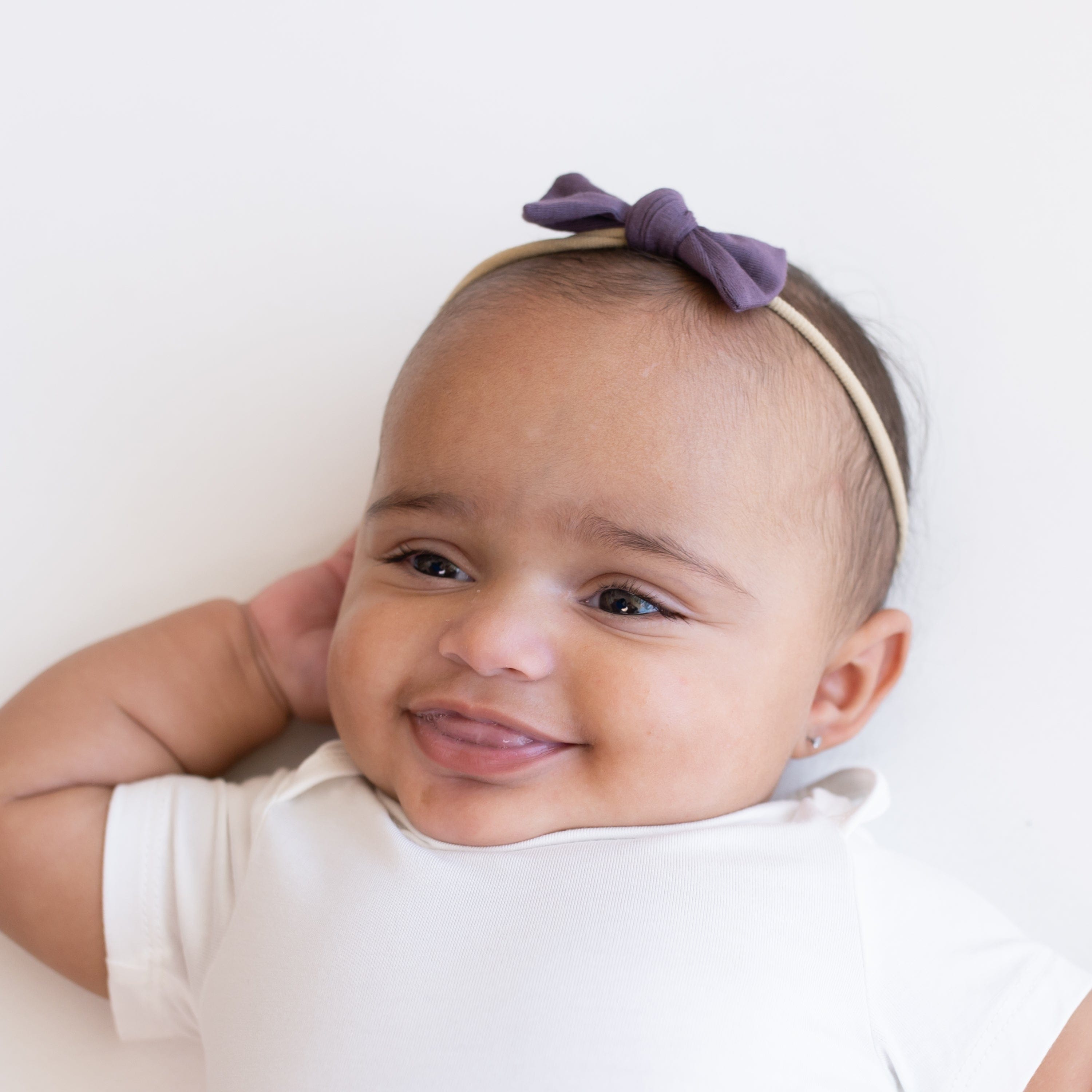  Tiny Nylon Bow in Currant、mySite、layawaytickets