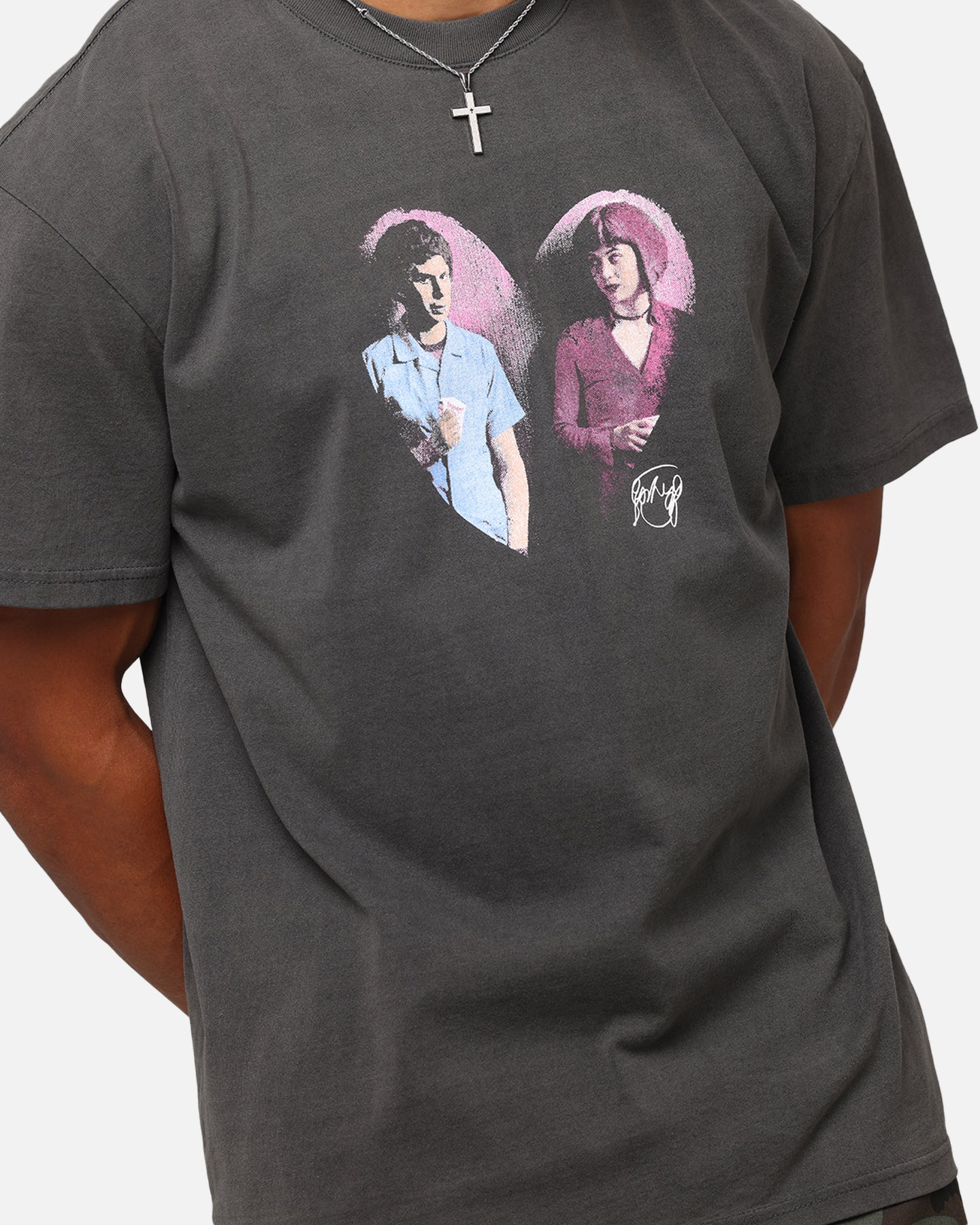 American Thrift X Scott Pilgrim Ramona & Scott Heavyweight T-Shirt Black、mySite、zt4zffjzw