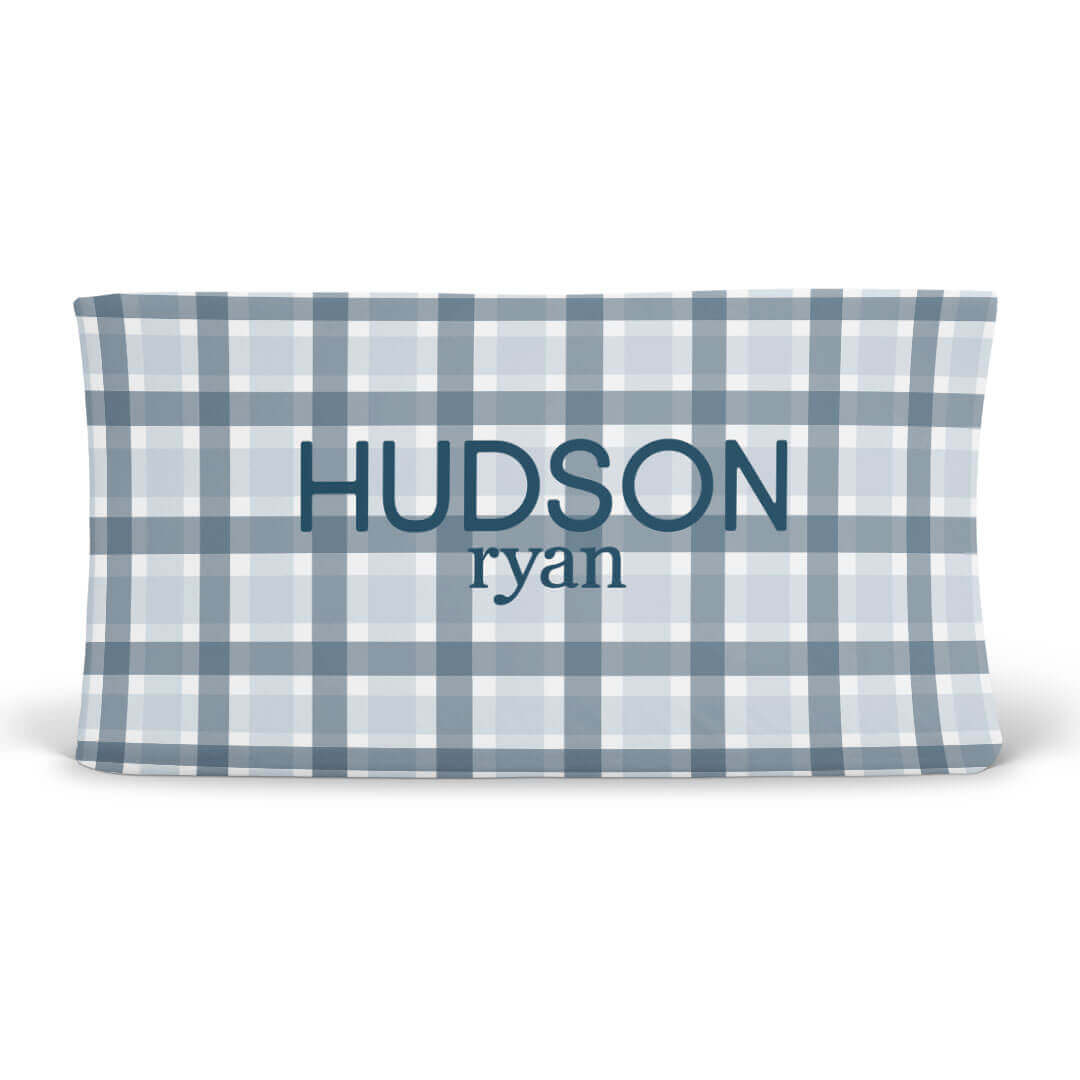  Paxton's Plaid Personalized Changing Pad Cover、mySite、layawaytickets