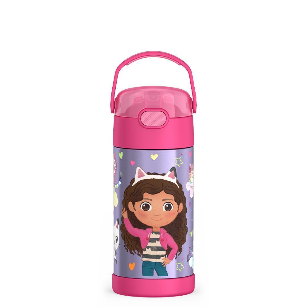 12oz FUNTAINER® WATER BOTTLE GABBY'S DOLLHOUSE、mySite、noshort