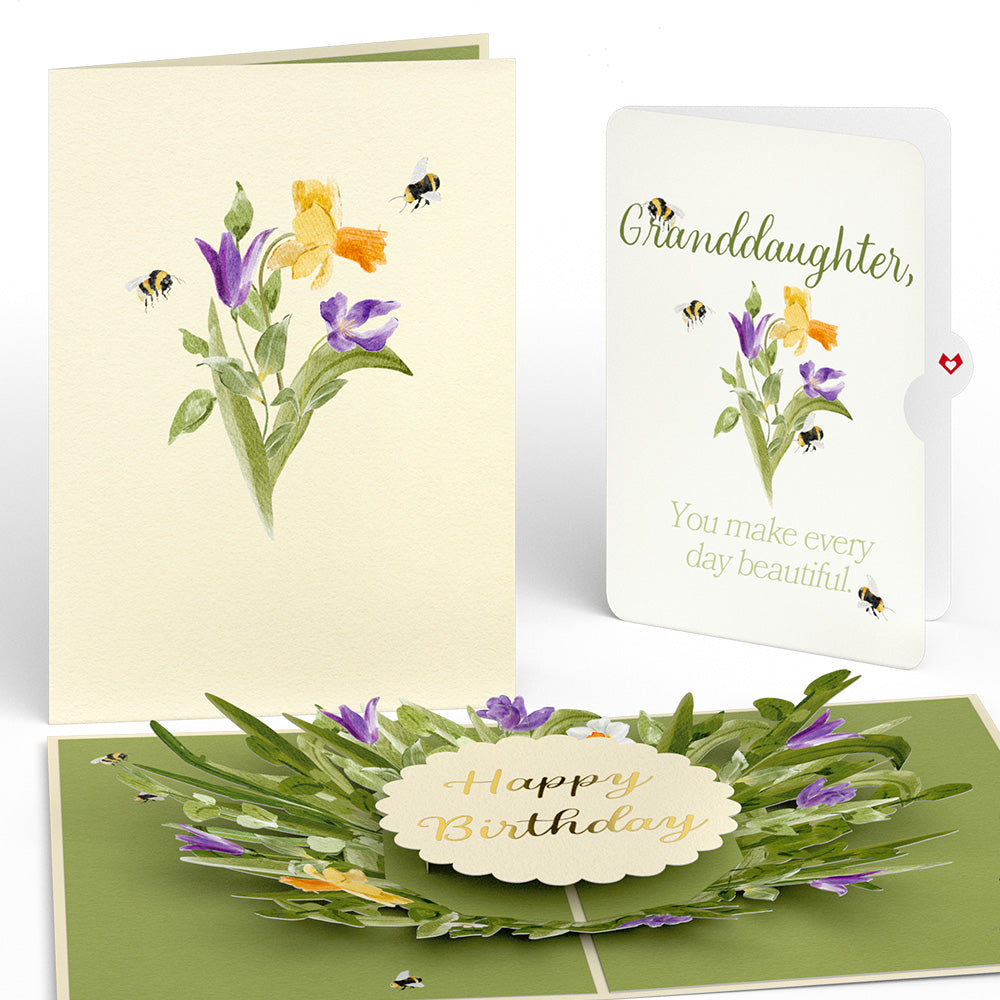 Bloom Birthday Pop-Up Card and Sentiment Set for Granddaughter、mySite、solidvoid