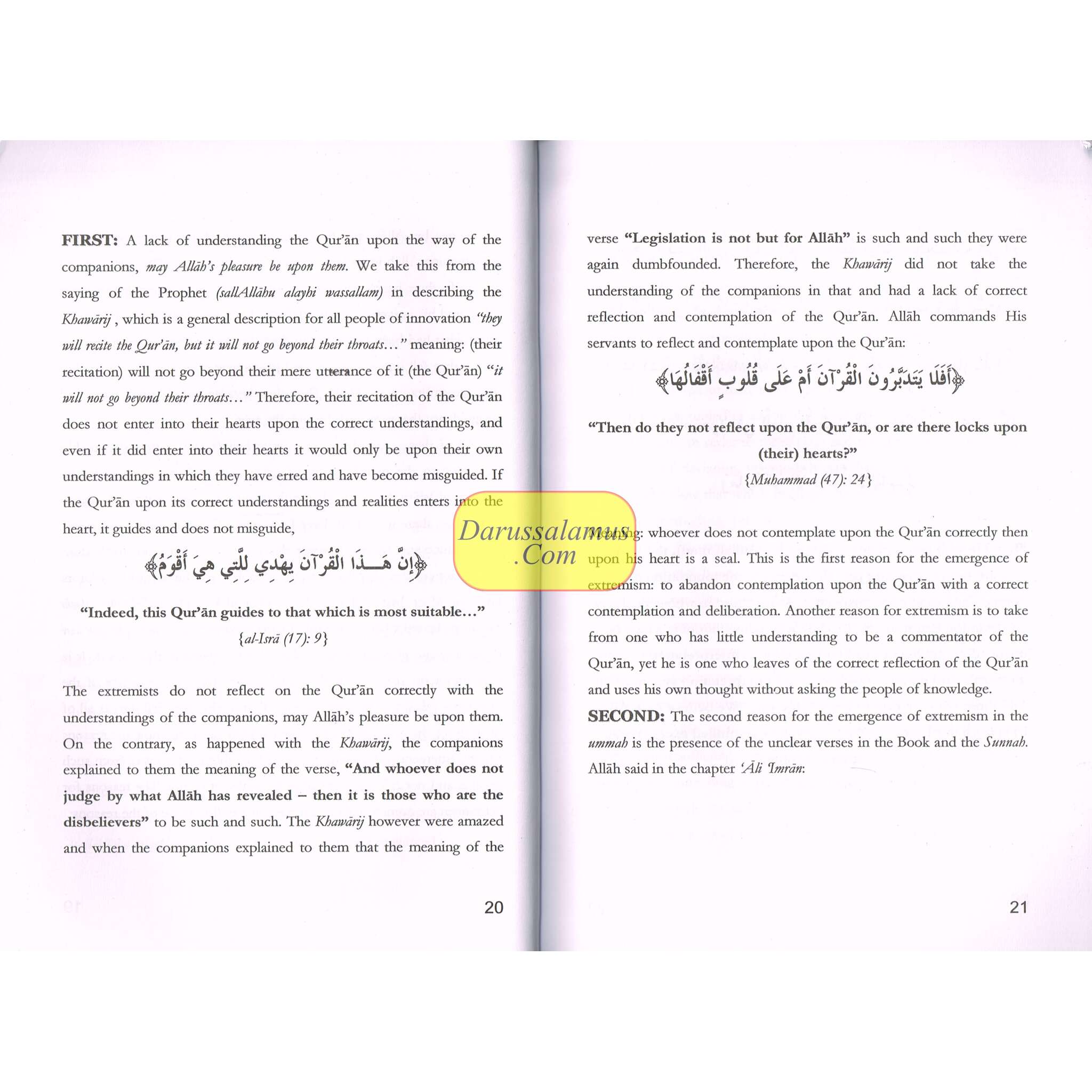 A Warning Against Extremism By Shaykh Saalih Aal Ush-Shaykh、mySite、topwebapps