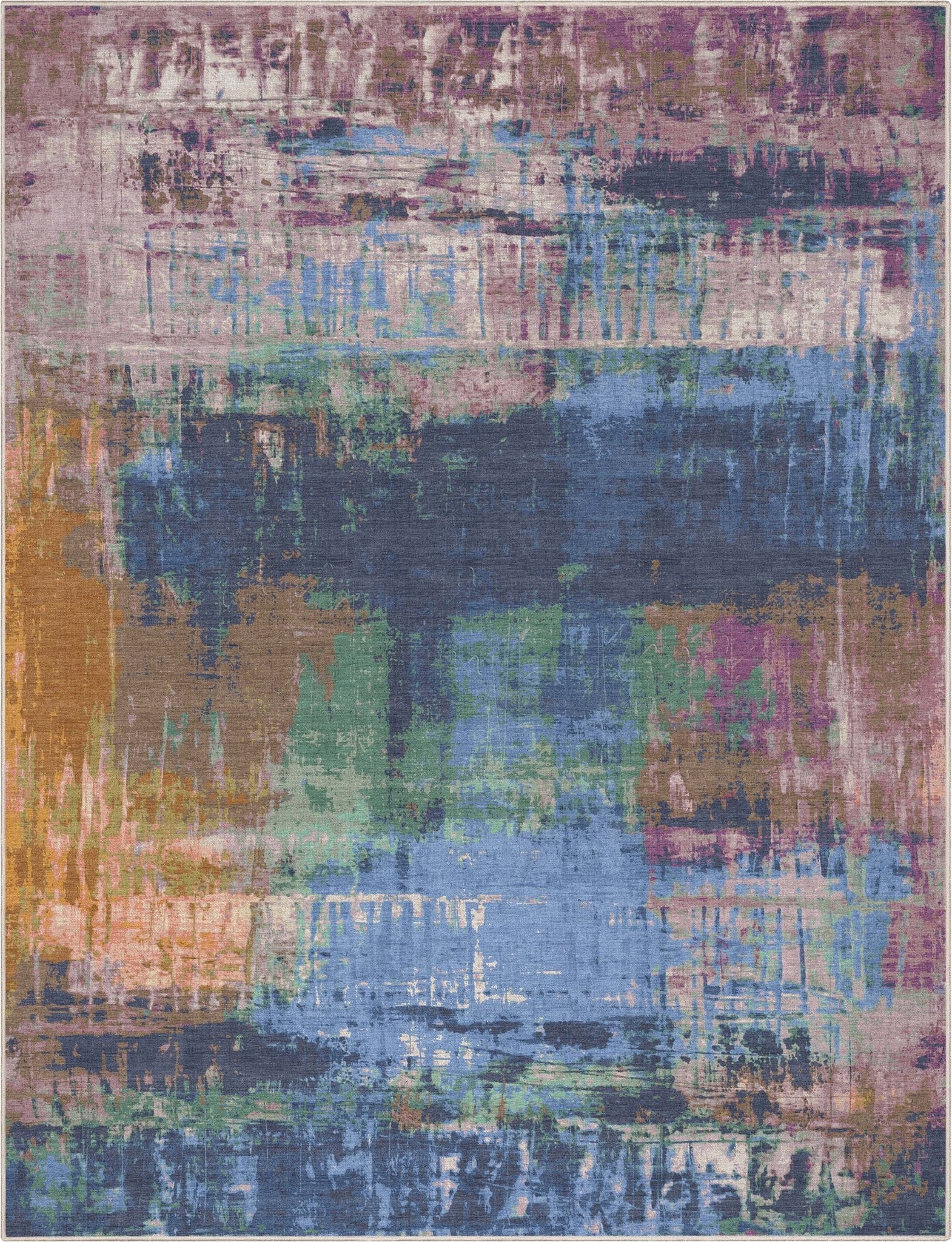 Mandala Boho Abstract Paintsplash Flatweave Rug、mySite、gigharbornorthrealestate