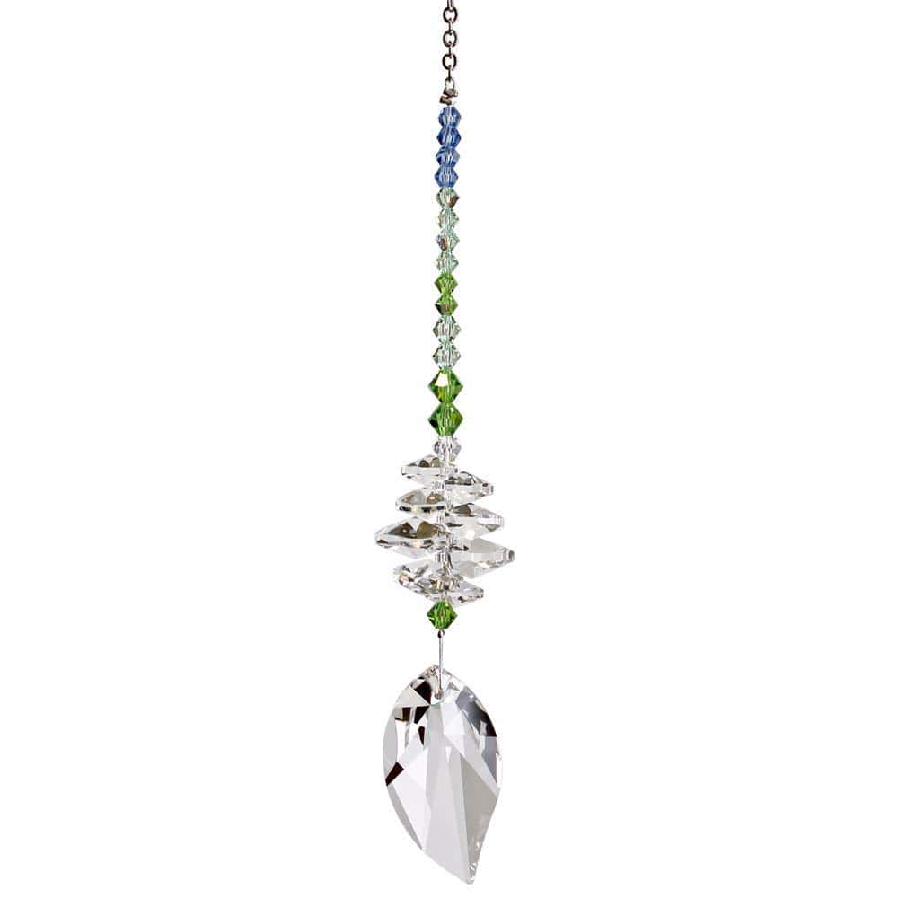 Woodstock Chimes Spring Leaf Genuine Austrian Crystal Brilliance Cascade、mySite、g9winljtr