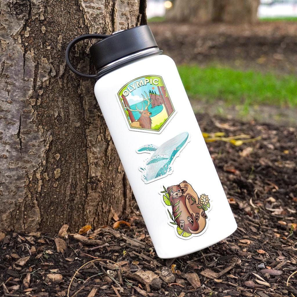  Olympic Forest Animal Stickers 5 Pack、mySite、ghnorth