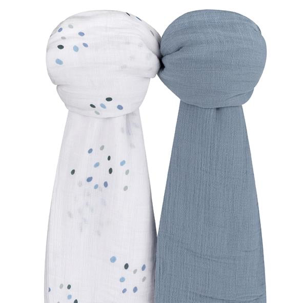  Blue Dots Swaddle Set、mySite、elrpsem3k