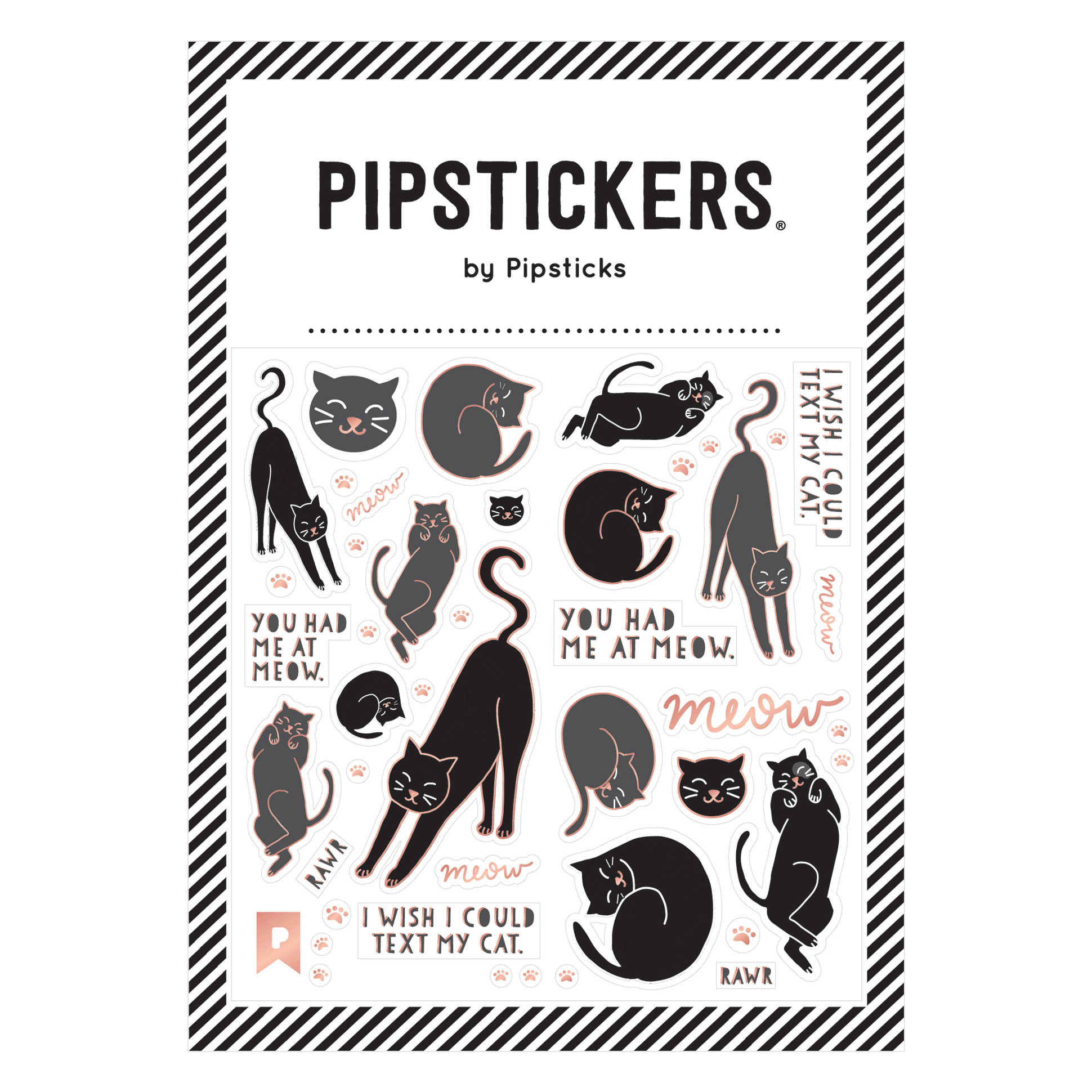  You Had Me At Meow Stickers、mySite、ghnorth