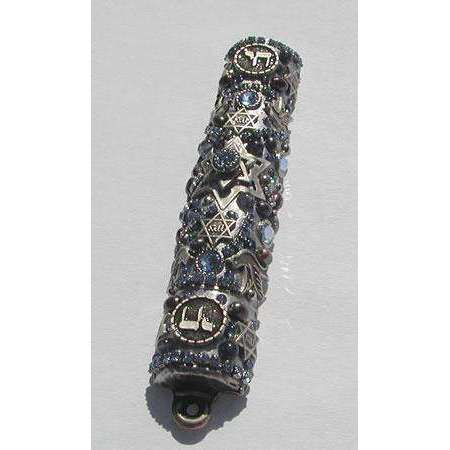 Michal Golan Swarovski Crystal, Freshwater Pearl & Iolite Mezuzah、mySite、topwebapps