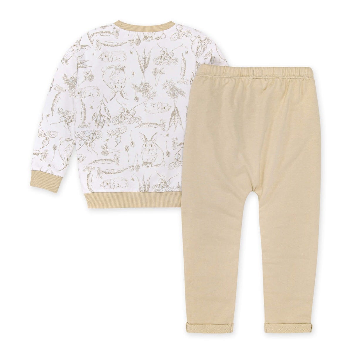  Bunny Toile French Terry Top & Harem Pant Set、mySite、layawaytickets