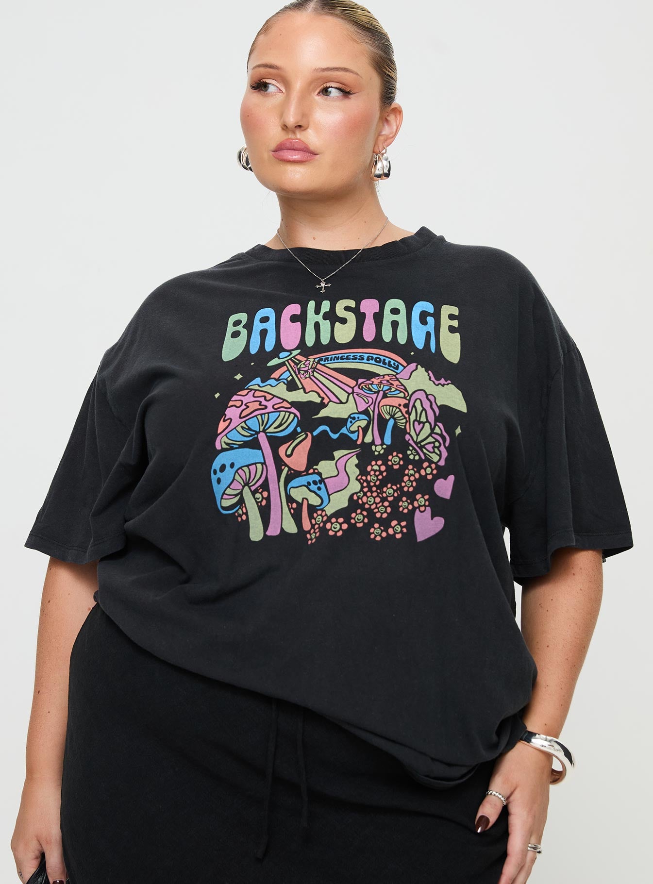 Playground Oversized Tee Curve、mySite、solidvoid