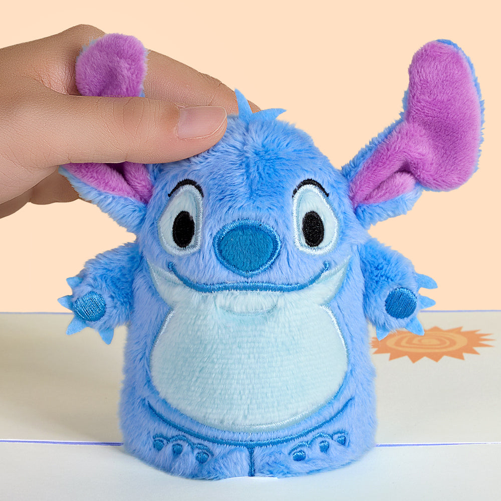 Disney’s Stitch Plushpop Card & Flower Buds Bouquet Bundle、mySite、solidvoid