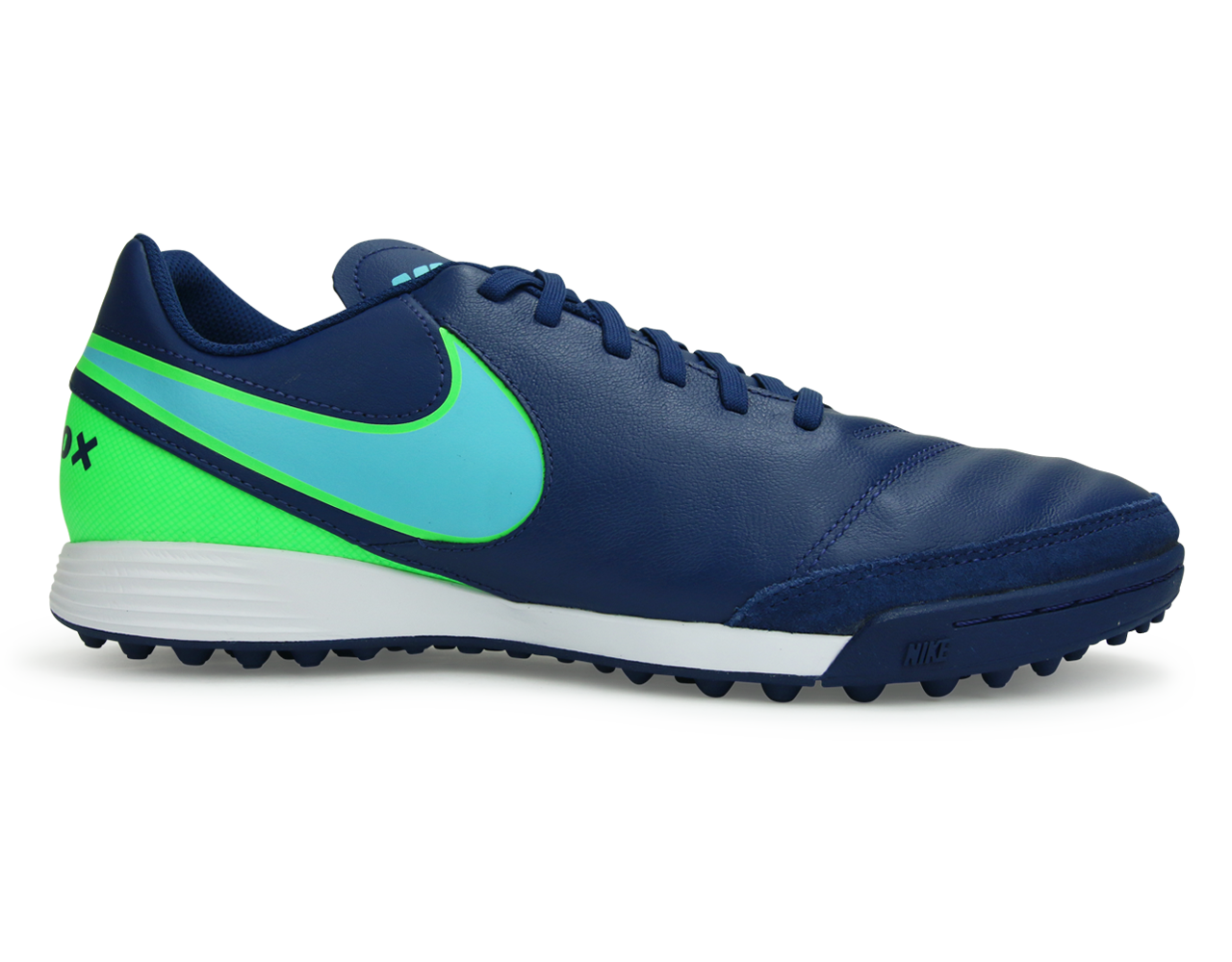 Nike Men's TiempoX Genio II Turf Shoes Costal Blue/Polarized Blue/Rage Green、mySite、bottomscart