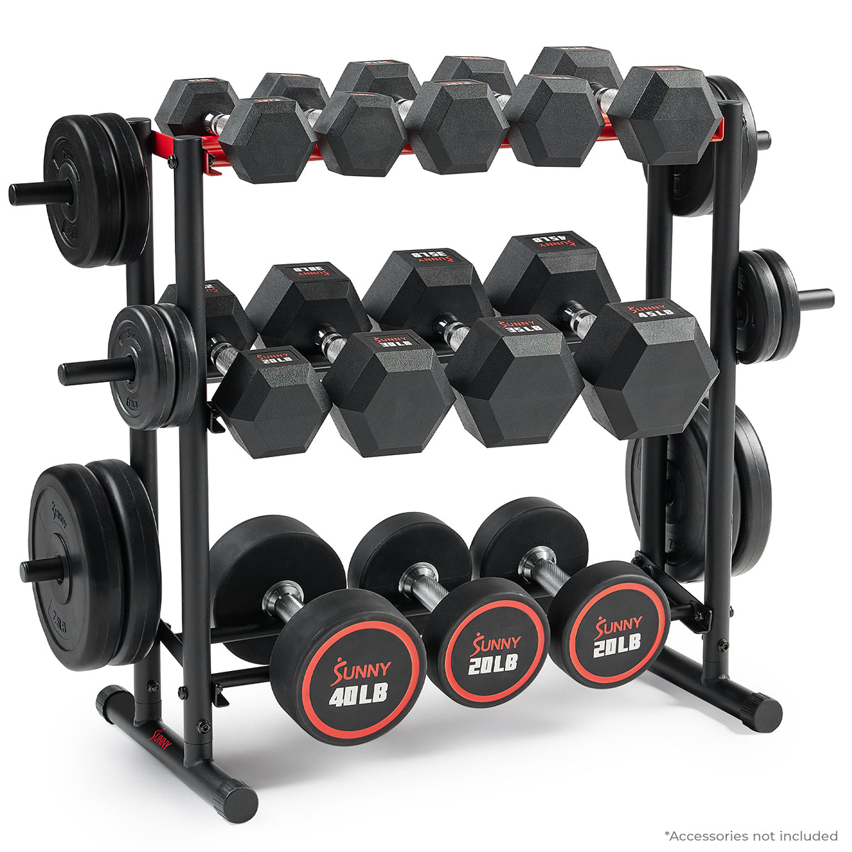  Sunny Strength™ 3-Tier Weights Storage Rack、mySite、ghnorth