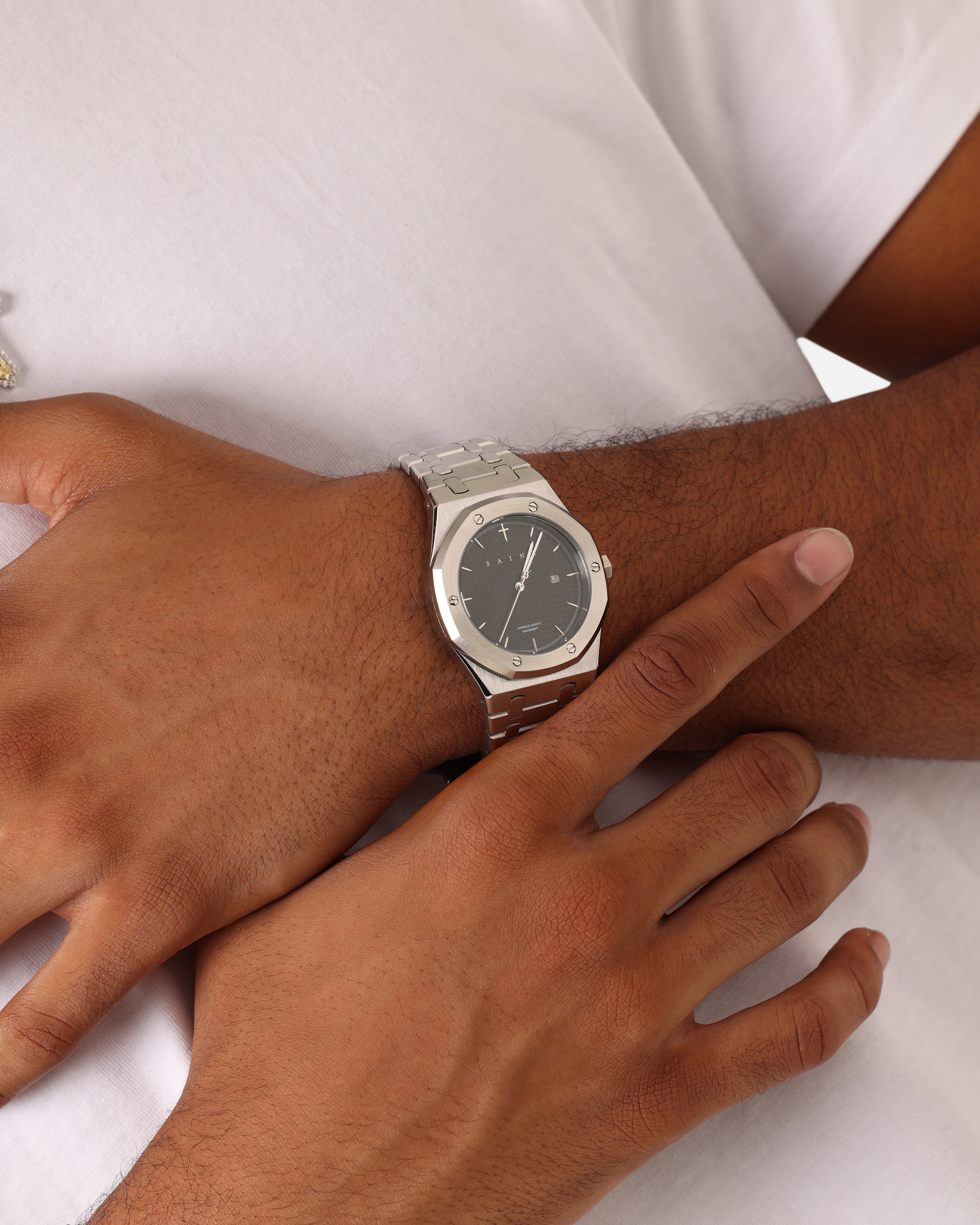 Saint Morta Hex Premiere Watch Silver/Black、mySite、zt4zffjzw