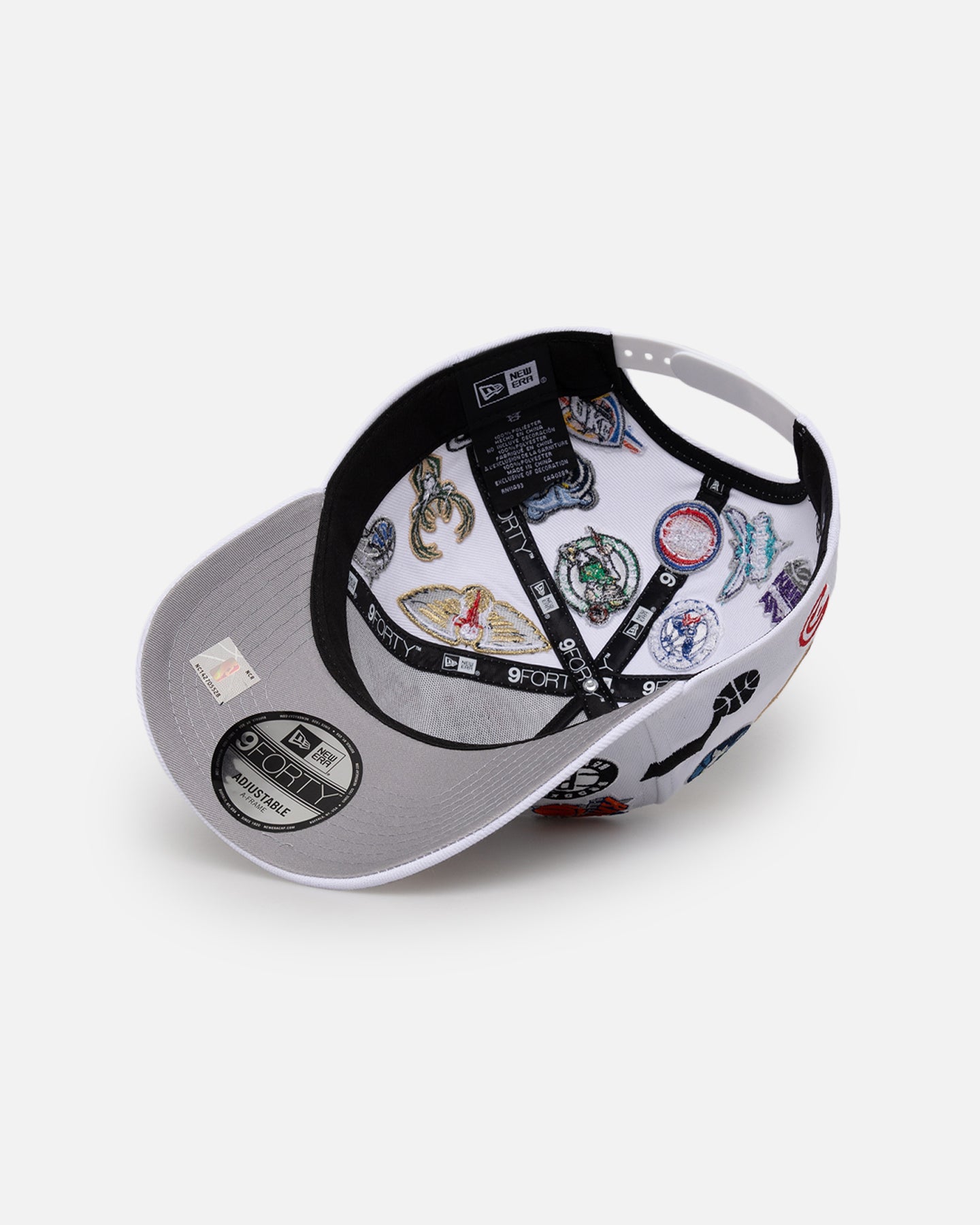 New Era NBA All Over 9FORTY A-Frame Snapback White、mySite、zt4zffjzw
