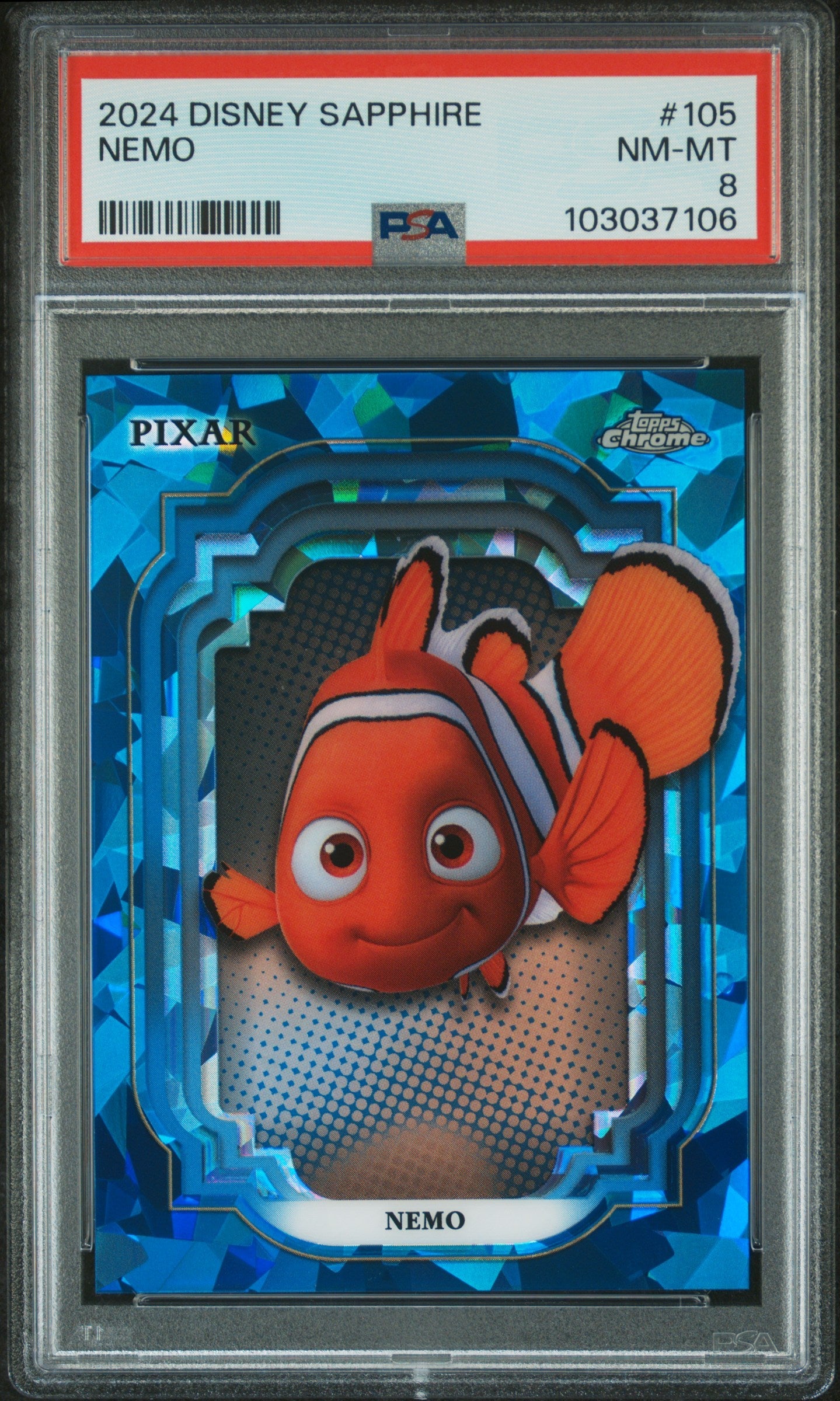 Nemo #105 PSA 8 Topps Chrome Disney Sapphire Edition 2024、mySite、waistdrama