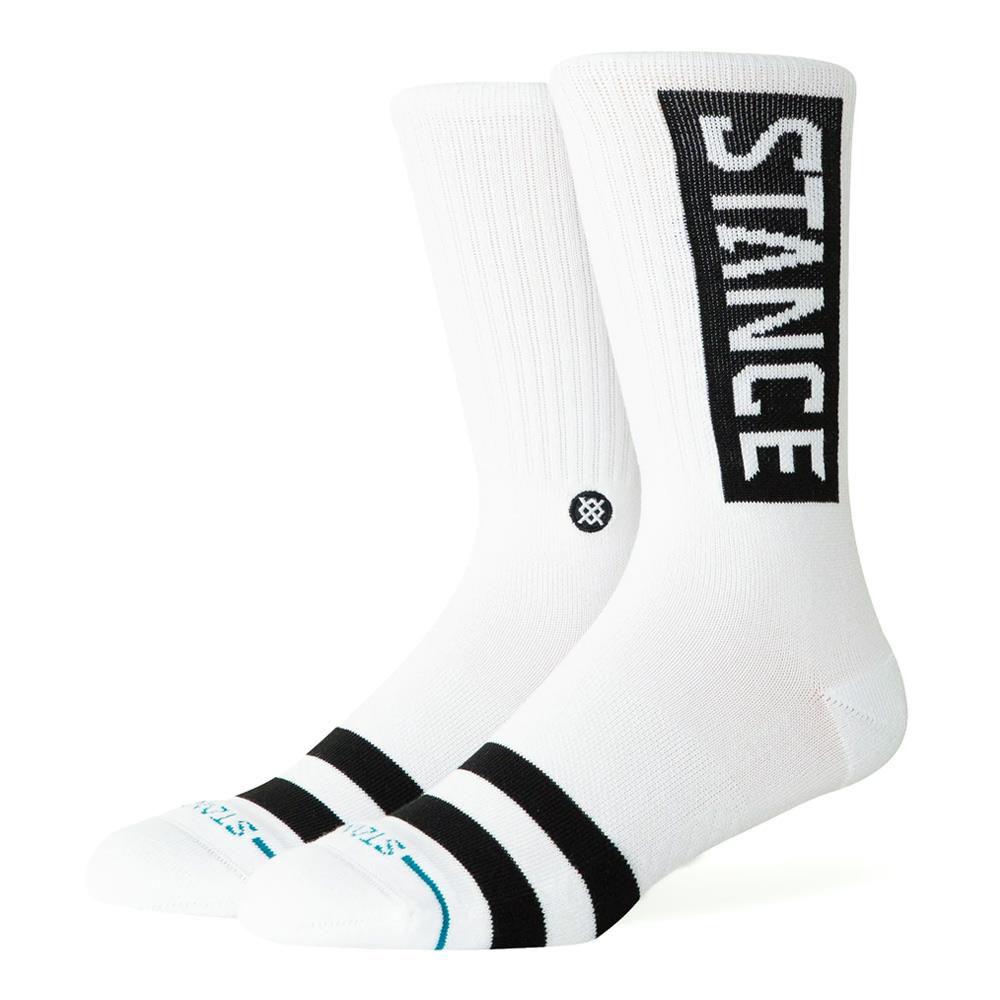  Stance OG Socks - White - Large、mySite、merchandisen