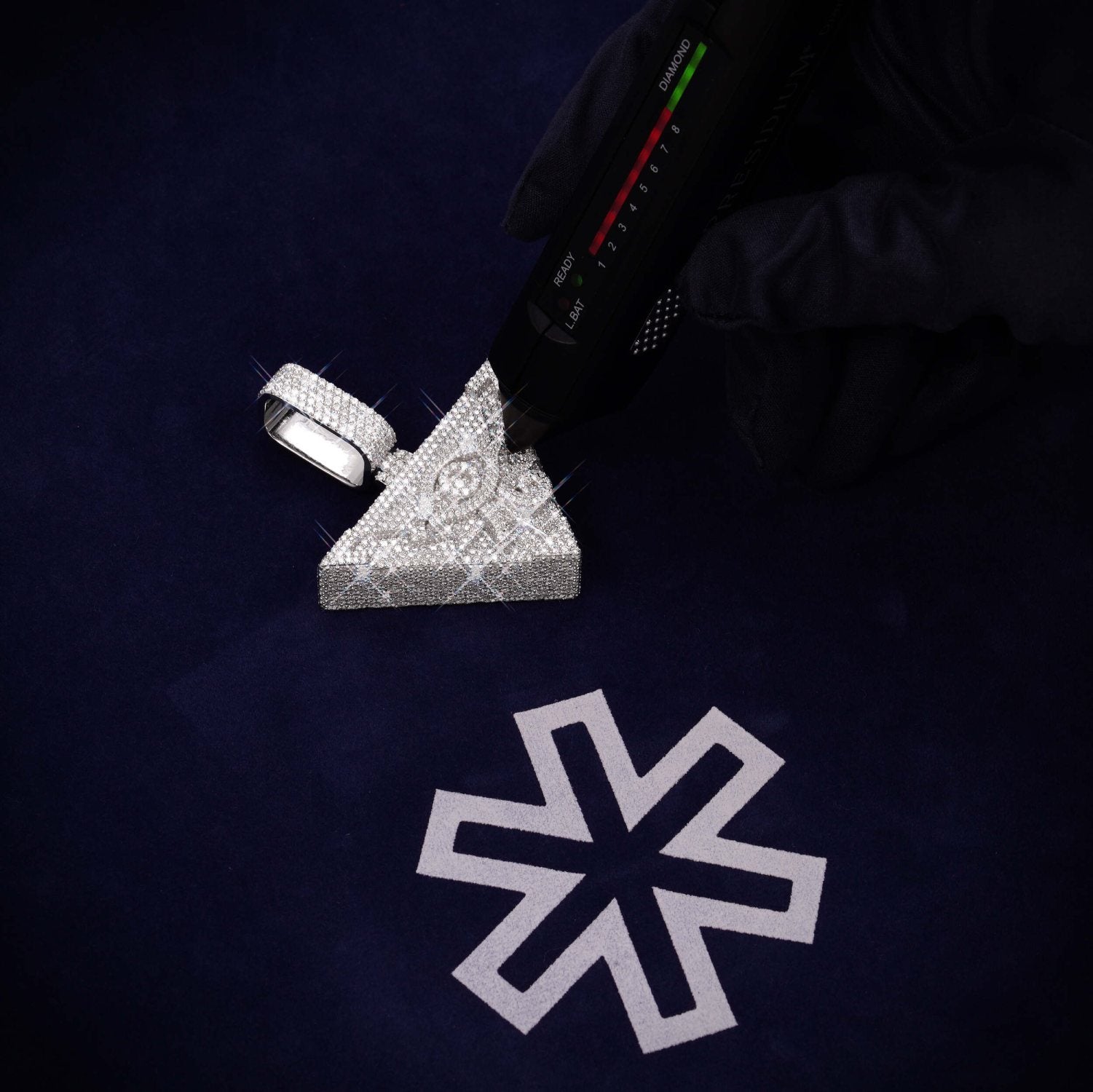 ILLUMINATI Custom Moissanite Pendant 14K Gold、mySite、hinf8tx79