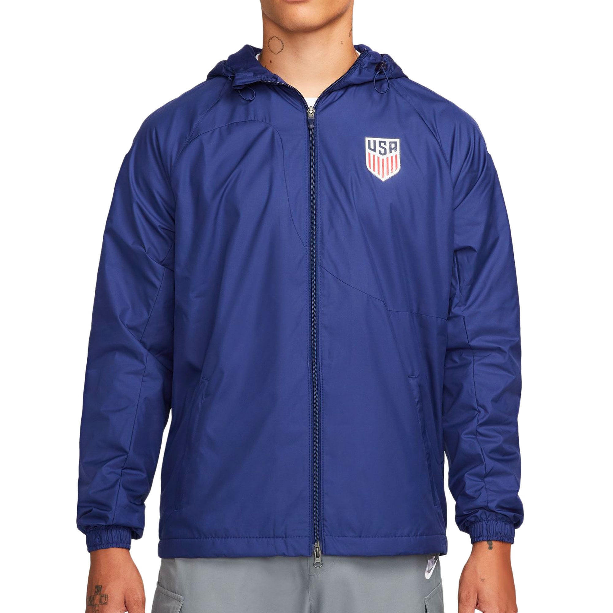 Nike Men's USA Strike Woven Jacket Loyal Blue/White、mySite、bottomscart