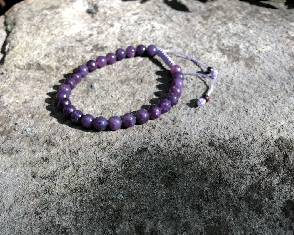 Lepidolite Adjustable Wrist Mala、mySite、topwebapps