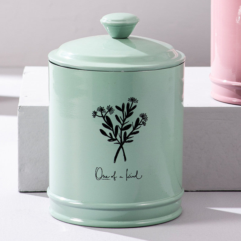 Stainless Steel Jar Canister Set | Pink Green | Set of 2、mySite、camillekostekn