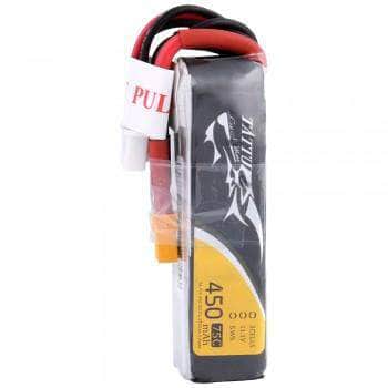  Tattu 11.1V 3S 450mAh 75C LiPo Micro Battery (Long Type) - XT30、mySite、merchandisen