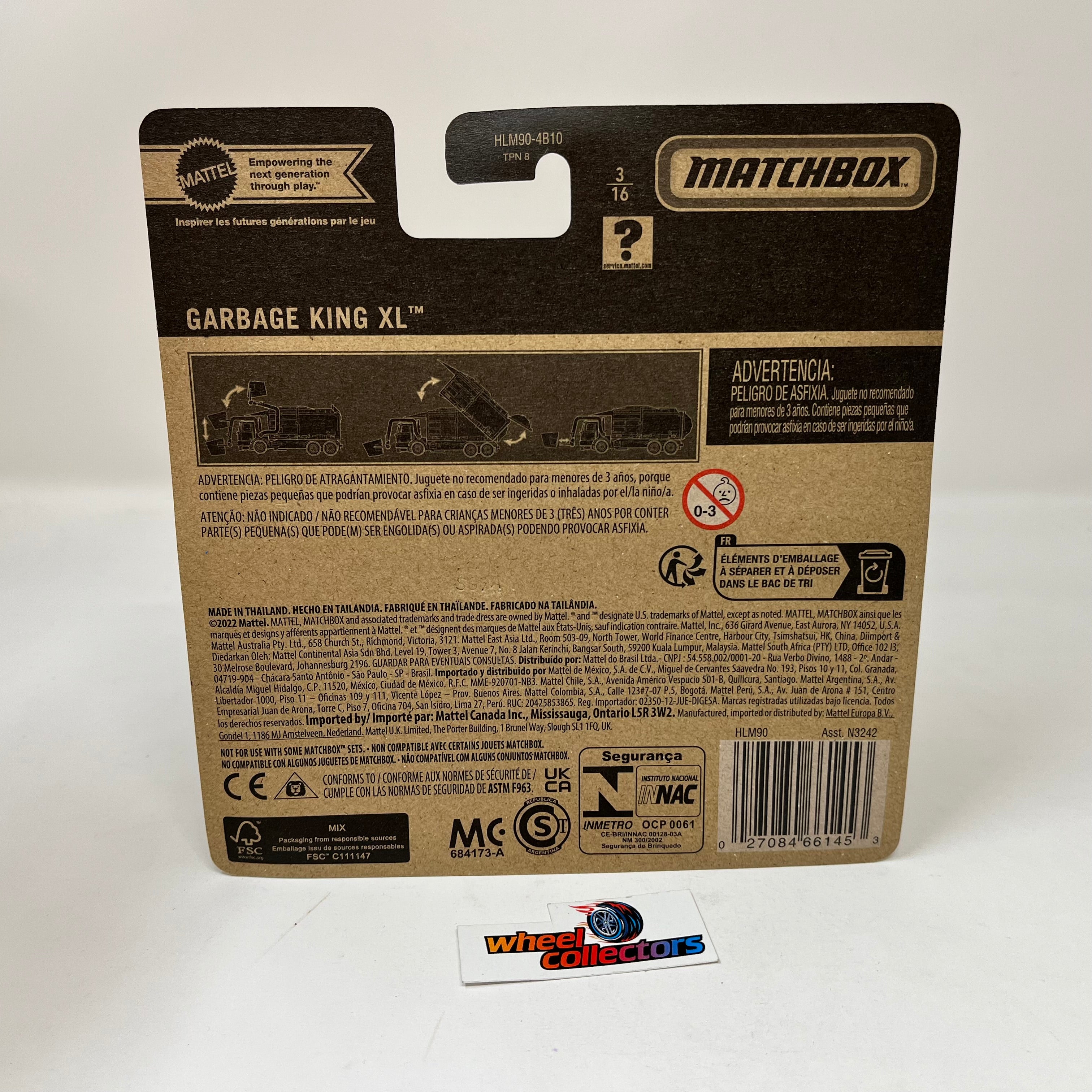 Garbage King XL #3 * 2023 Matchbox Working Rigs Case U、mySite、hgirdovlk