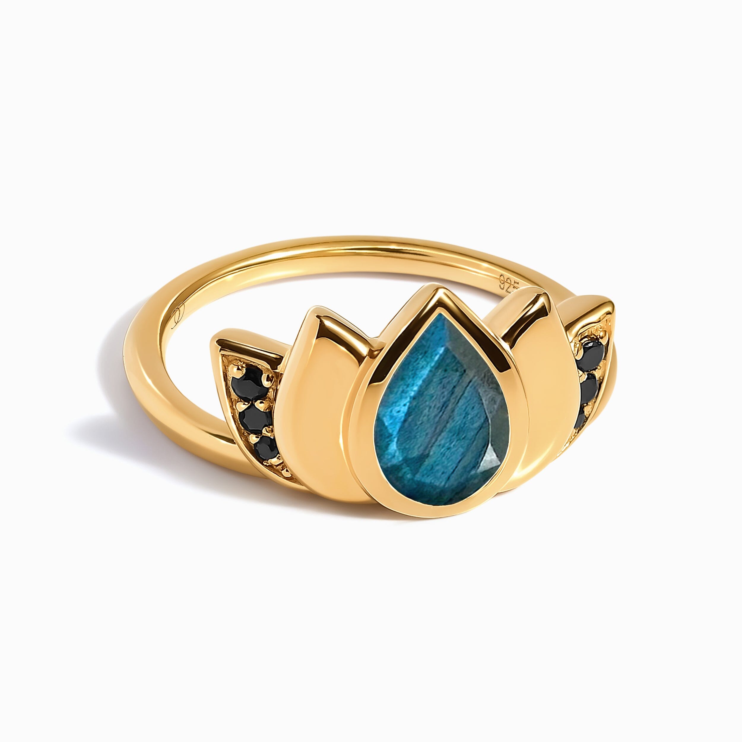 Labradorite Ring - Divine Lotus、mySite、hinf8tx79